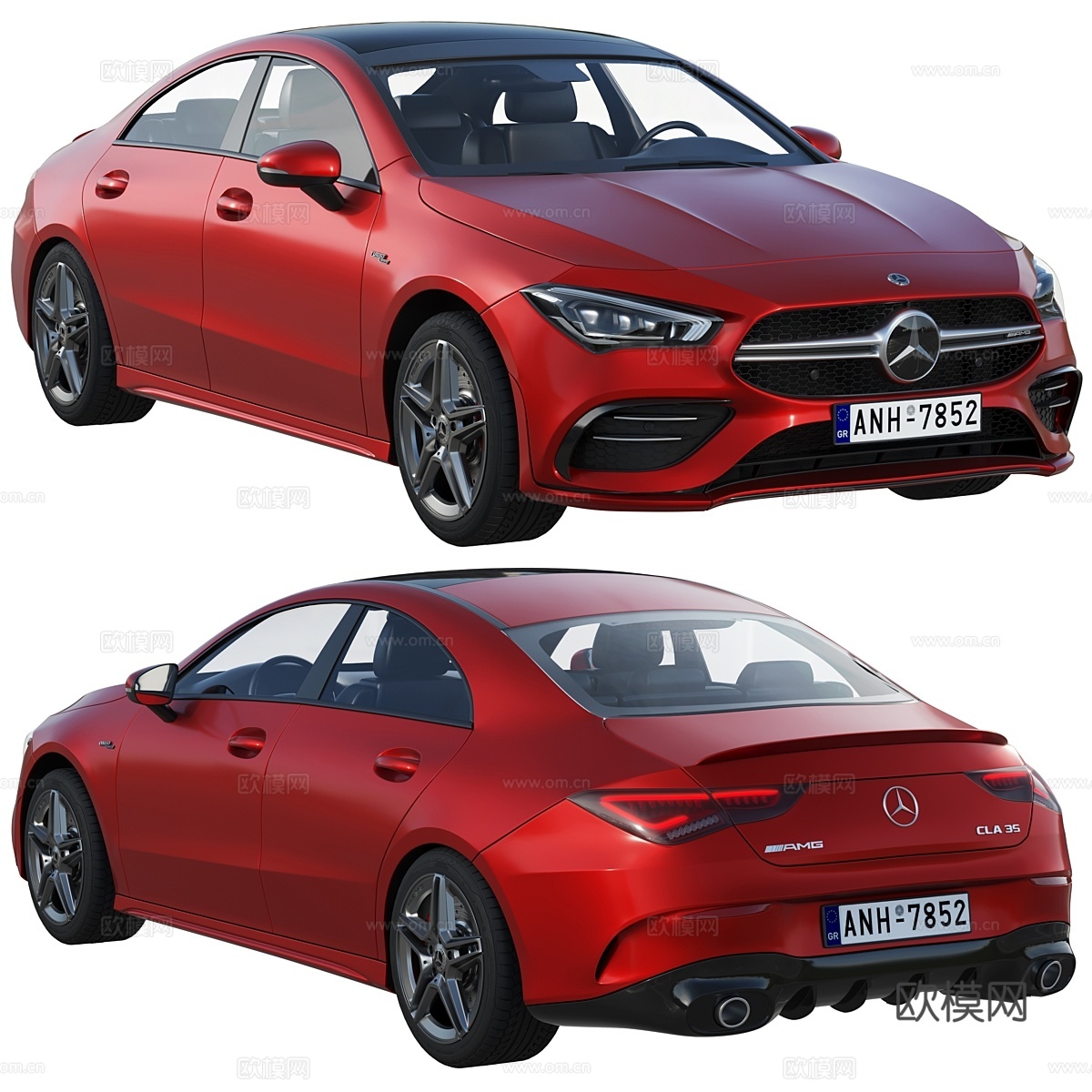 梅赛德斯-奔驰CLA 35 AMG 2020款3d模型