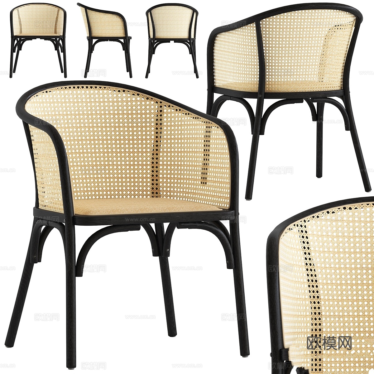 威尔斯时尚椅3d模型下载