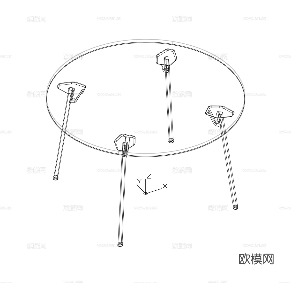 餐桌子 茶几cad施工图