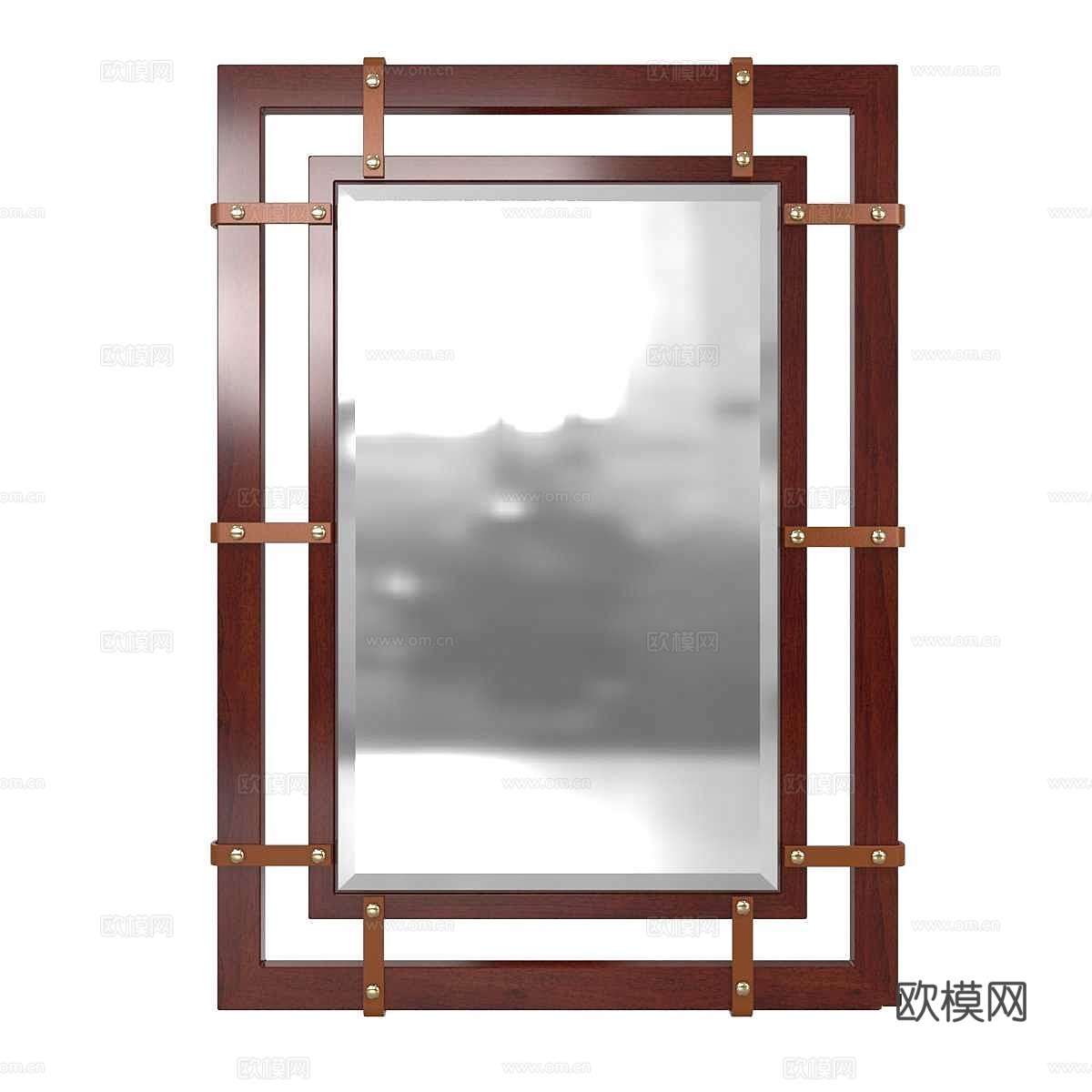 拉夫劳伦家居诺兰镜子 挂镜3d模型下载