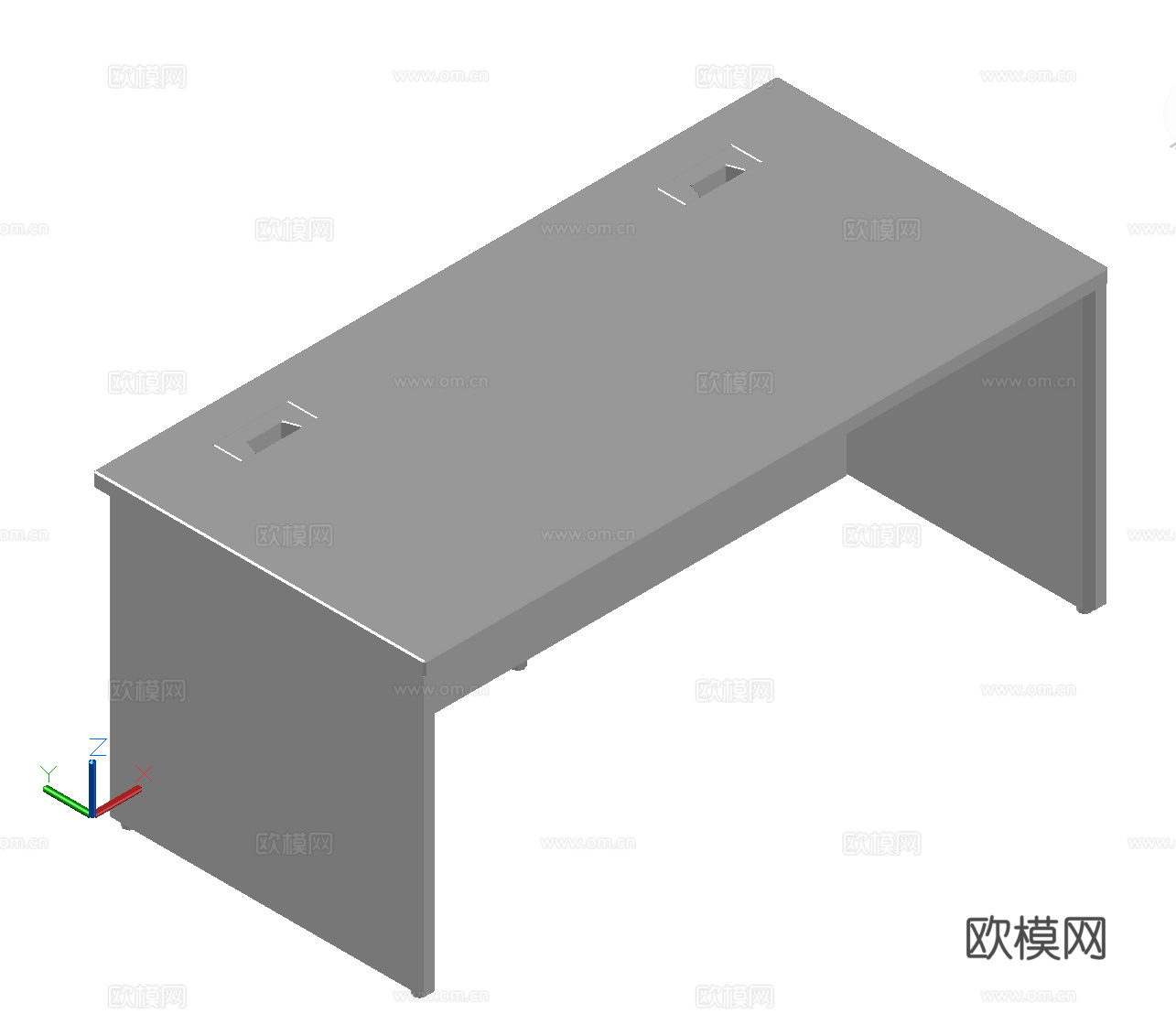 桌子 办公桌cad施工图