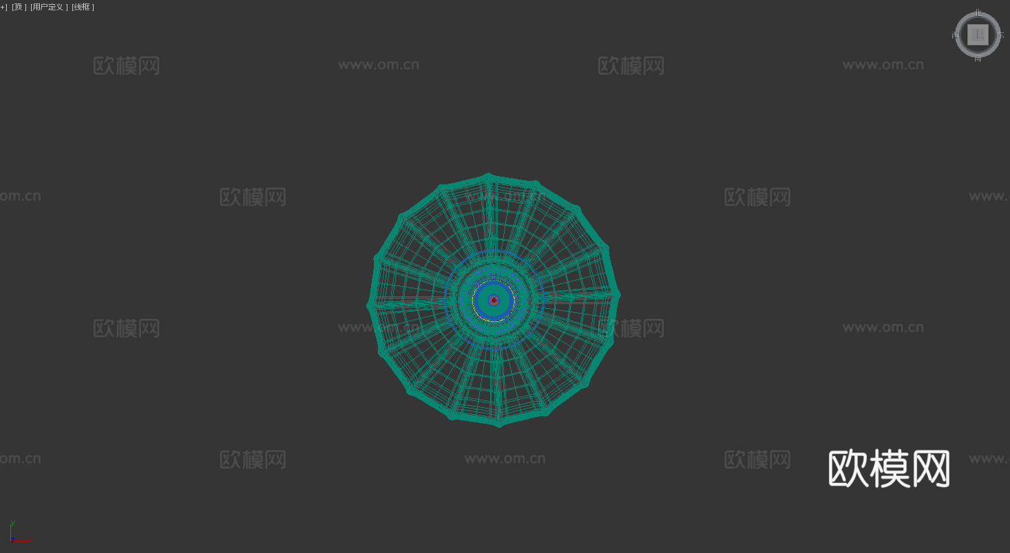 中古风吊灯美式复古吊灯轻法式吊灯餐厅吊灯卧室床头灯3d模型下载（渲染图3）