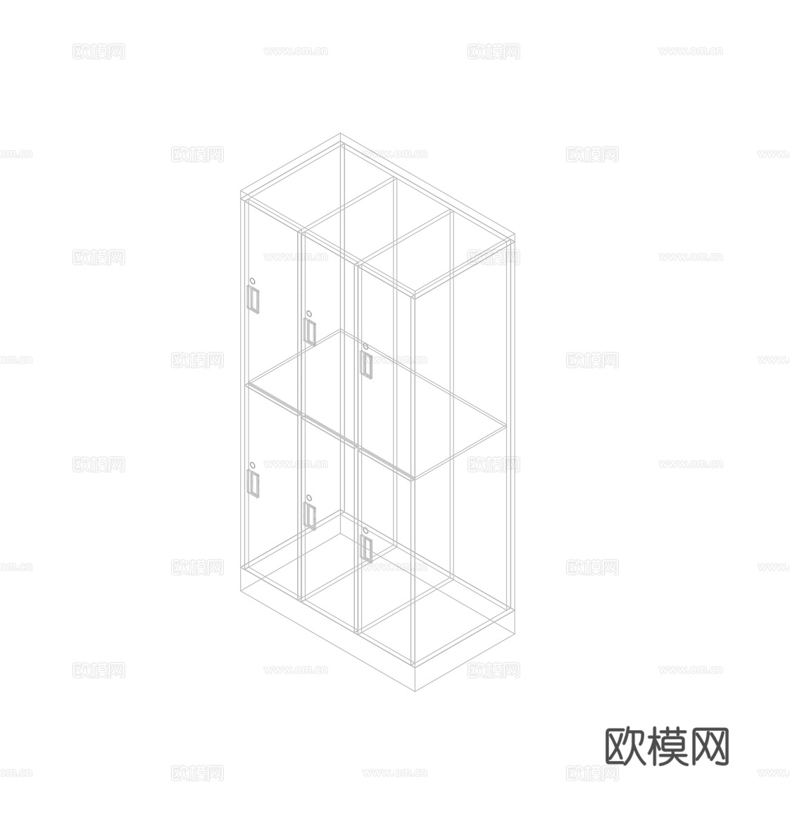 衣柜子 储藏柜cad施工图