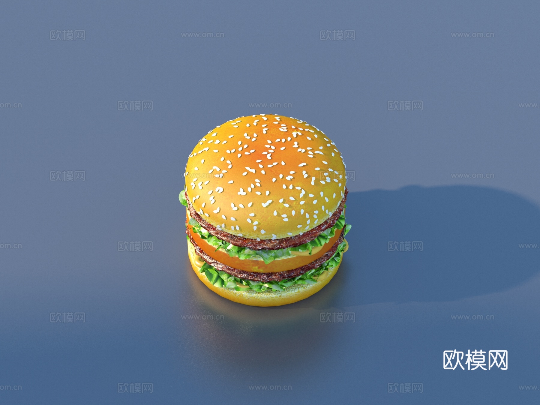 汉堡 三明治 面包 食物3d模型下载