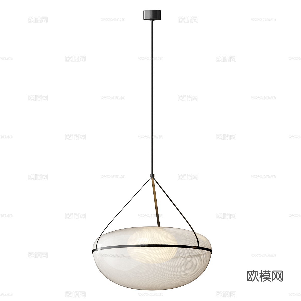 现代虹膜吊灯3d模型