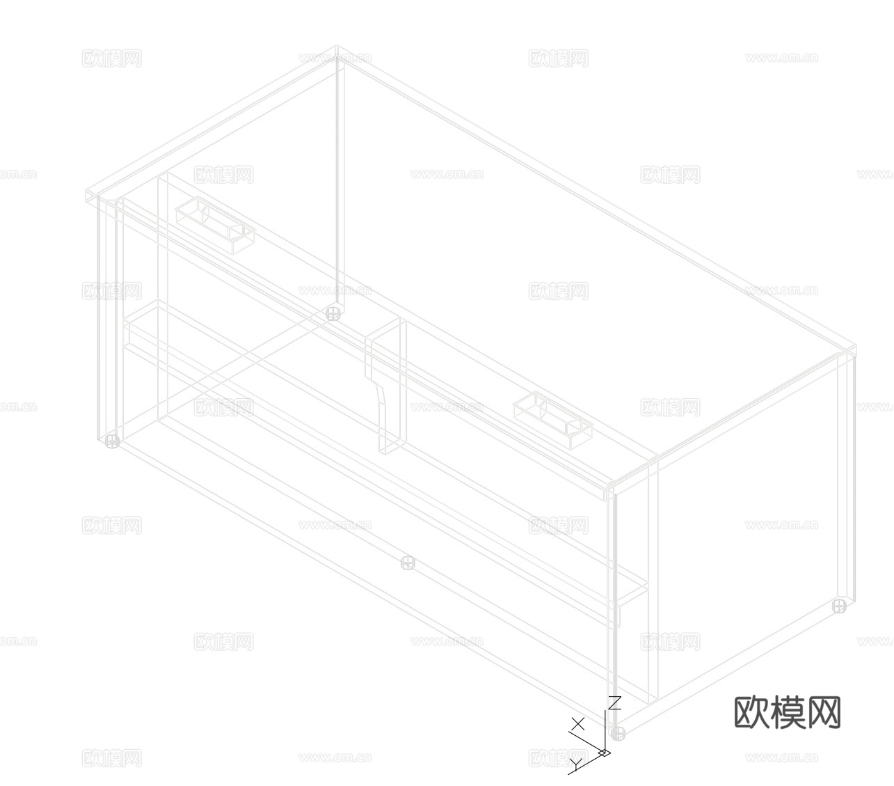 桌子 办公桌cad施工图