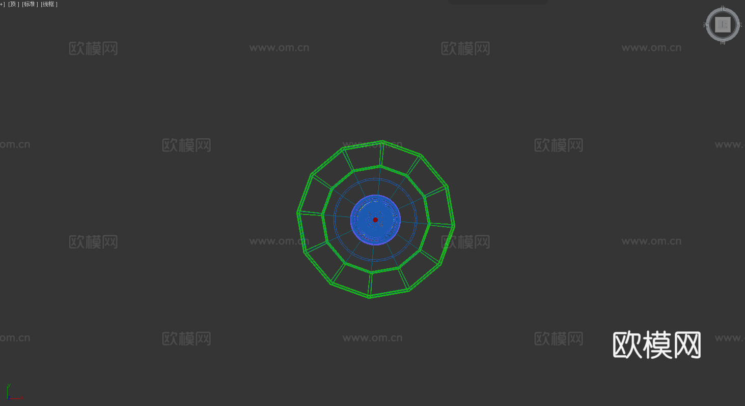 美式复古小吊灯 法式复古吊灯 中古风吊灯 餐厅咖啡厅吧台吊灯3d模型下载（渲染图2）
