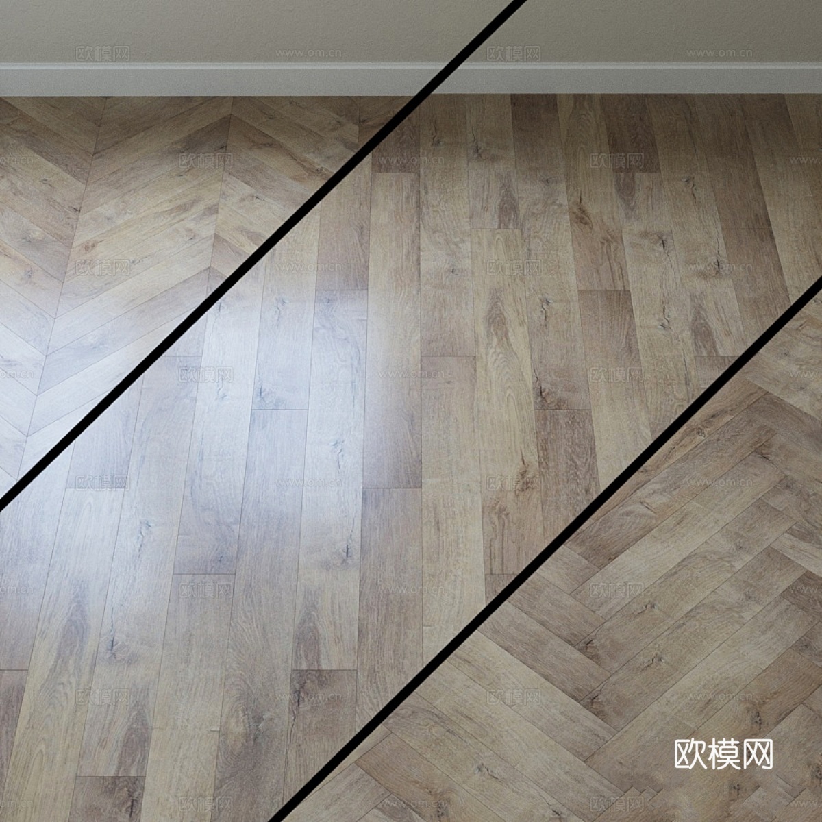 Dumafloor（Aquafloor）防水复合地板3d模型下载