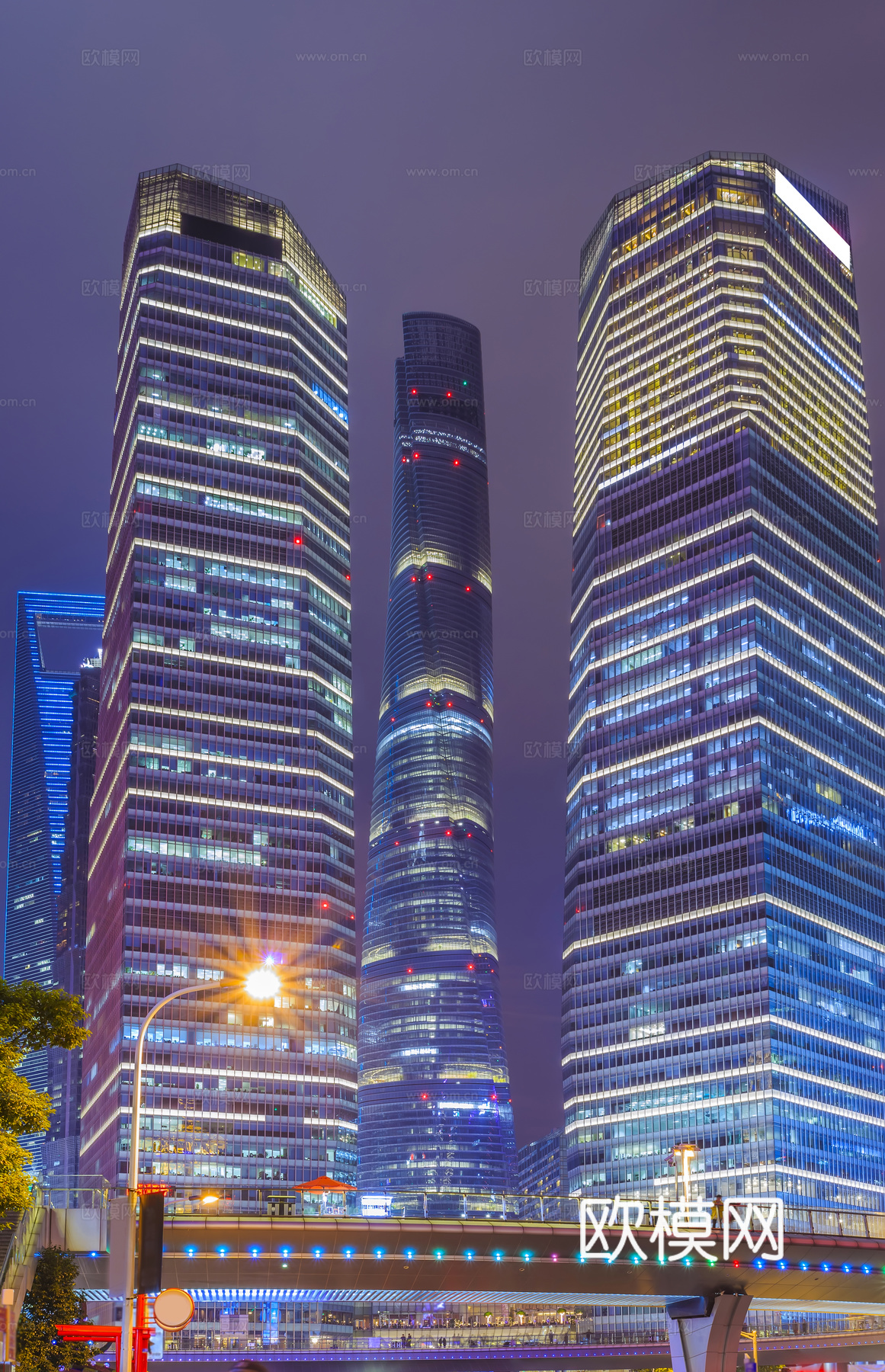 城市夜景 建筑风景 夜景 外景、