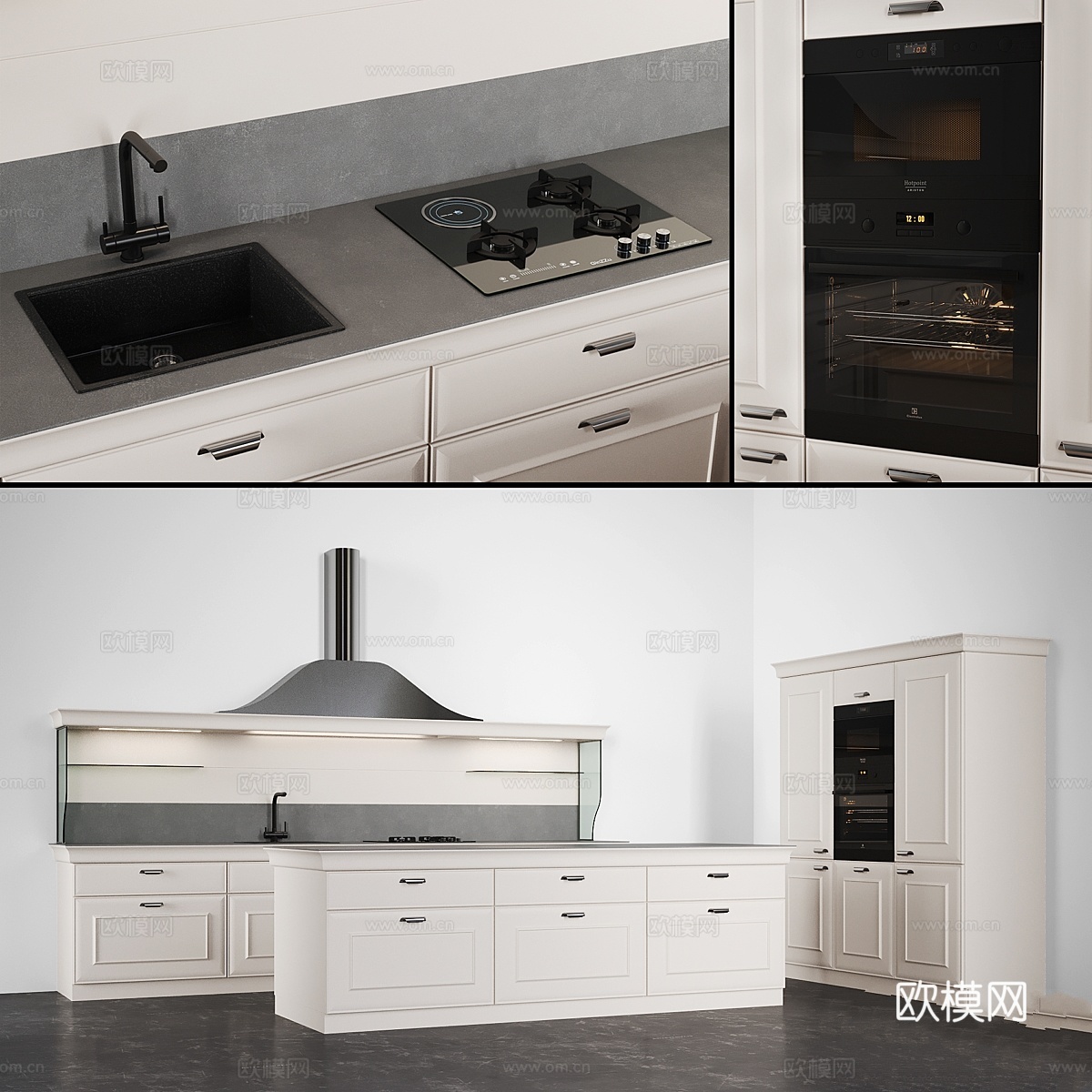 厨房_553d模型下载