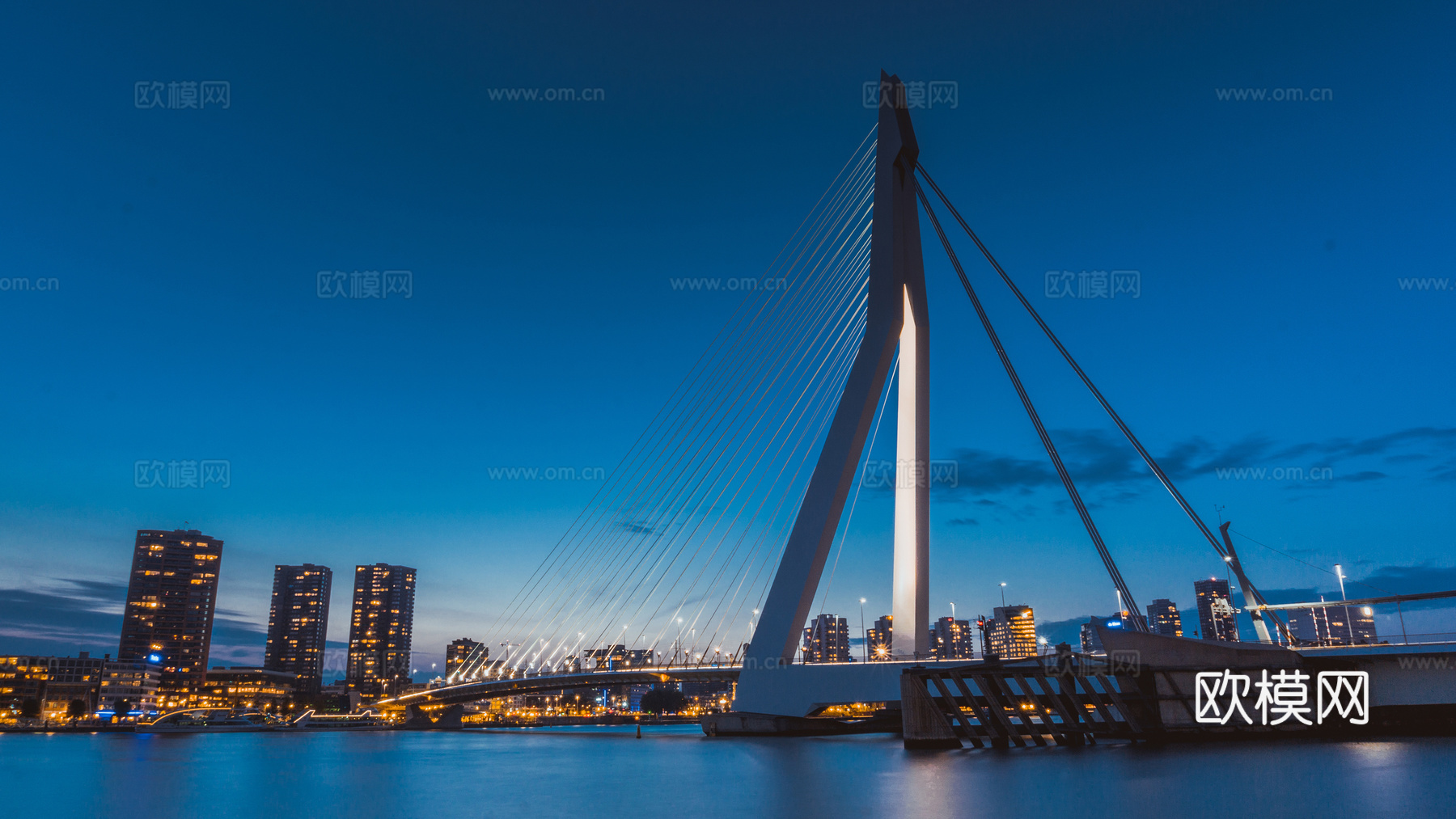 海边建筑风景 夜景 外景、城市夜景