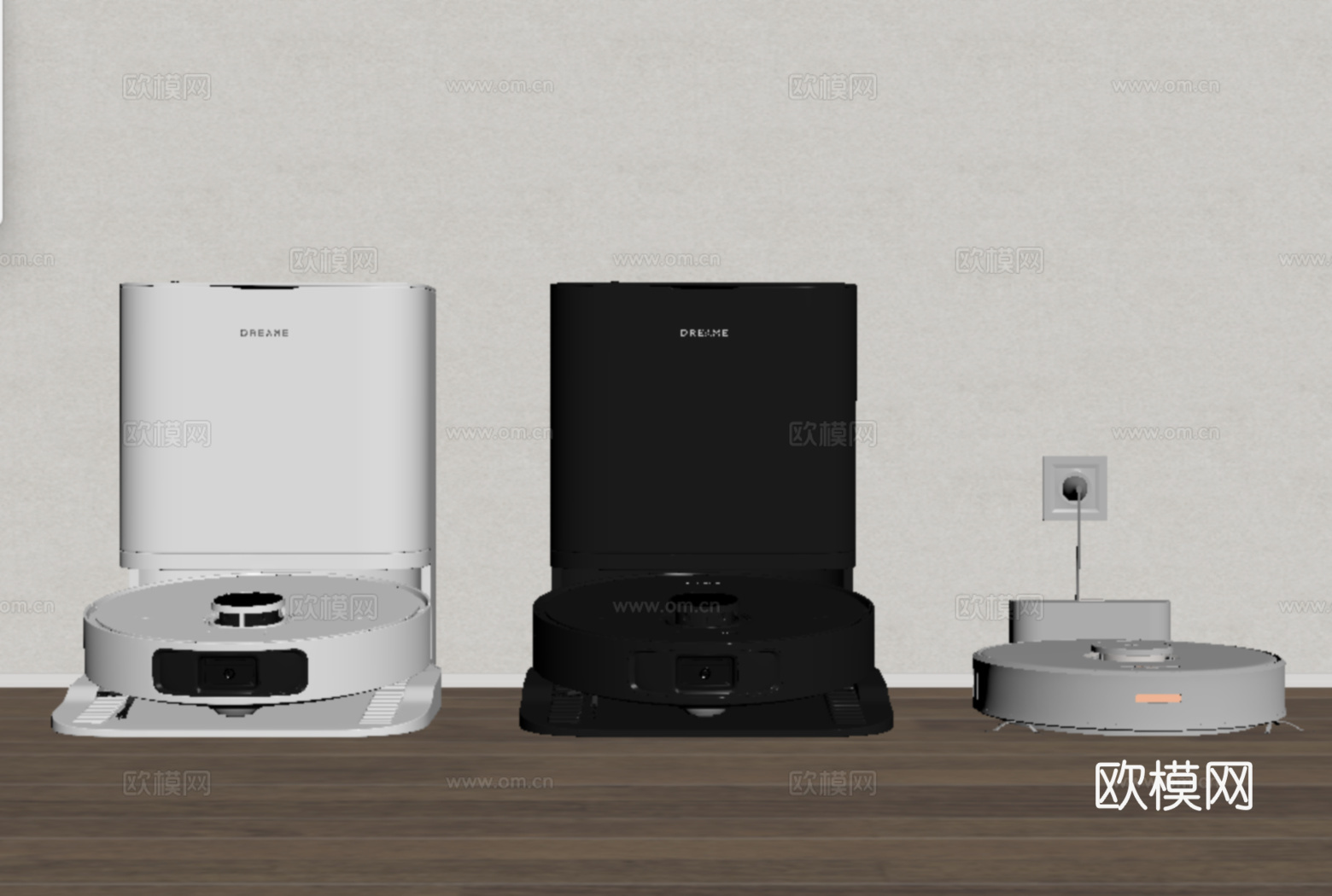 现代扫地机器人su模型