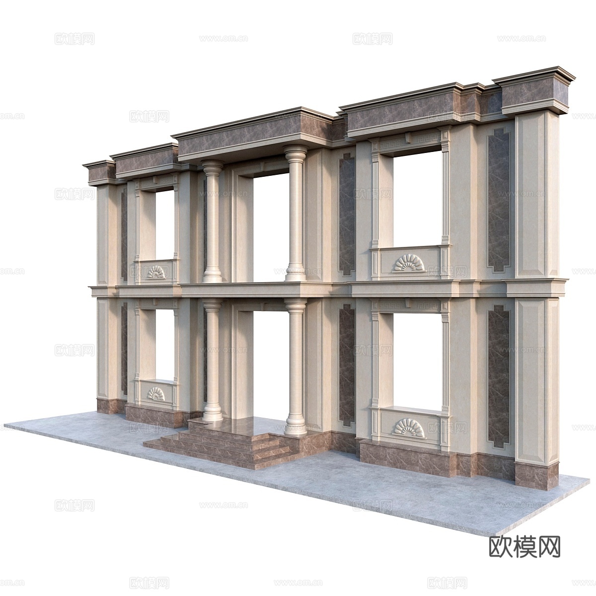 立面023d模型下载