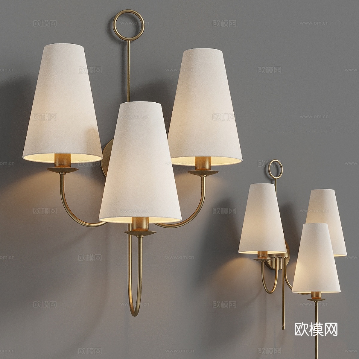 壁灯 Arteriors Home Toya 壁灯3d模型下载