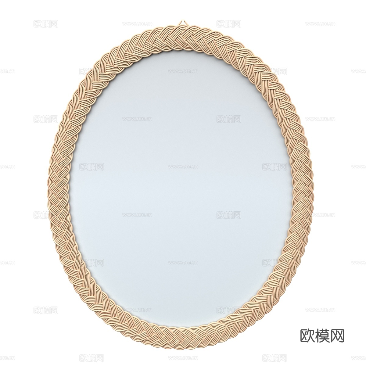 宜家Kristinelund藤编镜3d模型