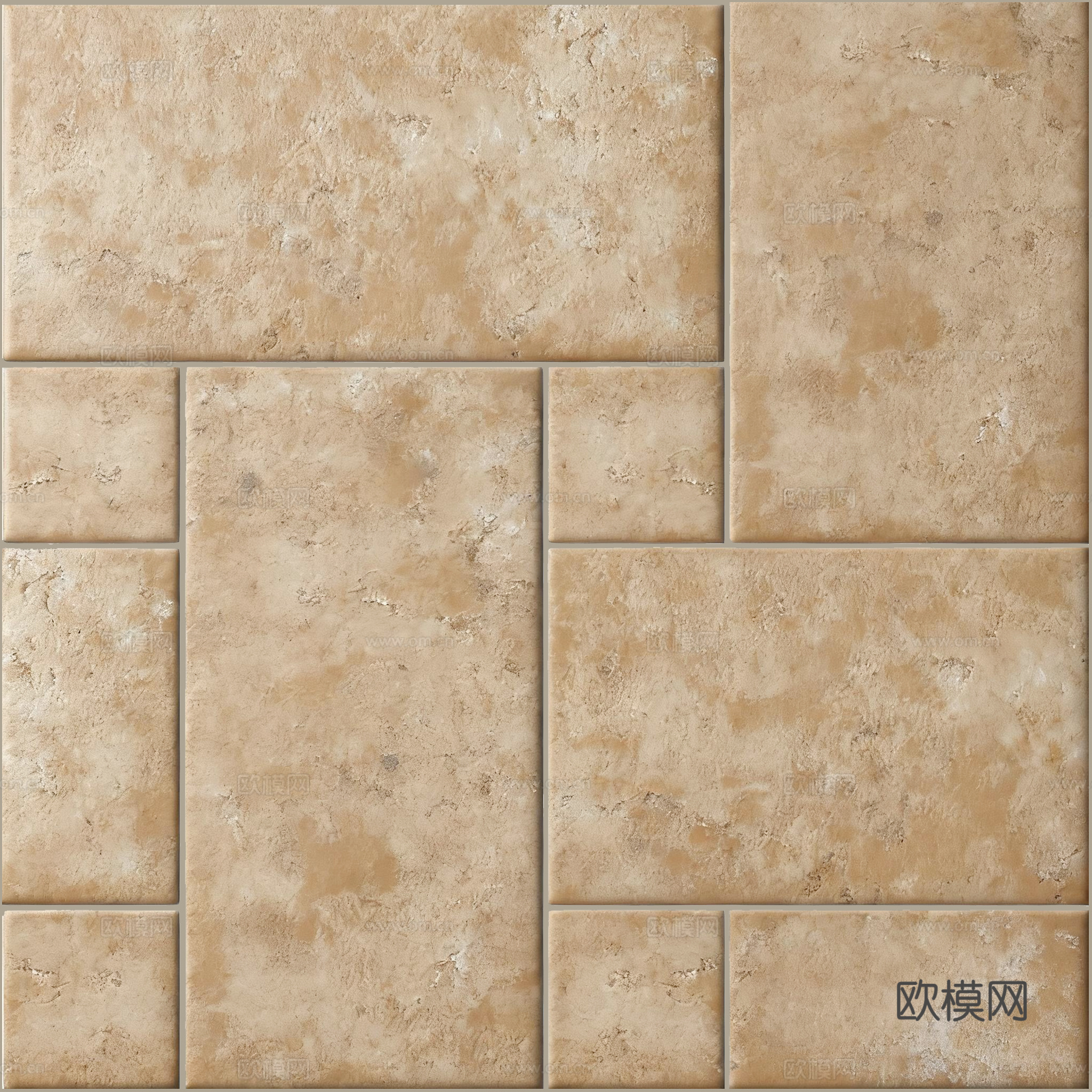 中古米黄古堡砖 无缝  诧寂风米黄复古砖 现代中式莱姆石