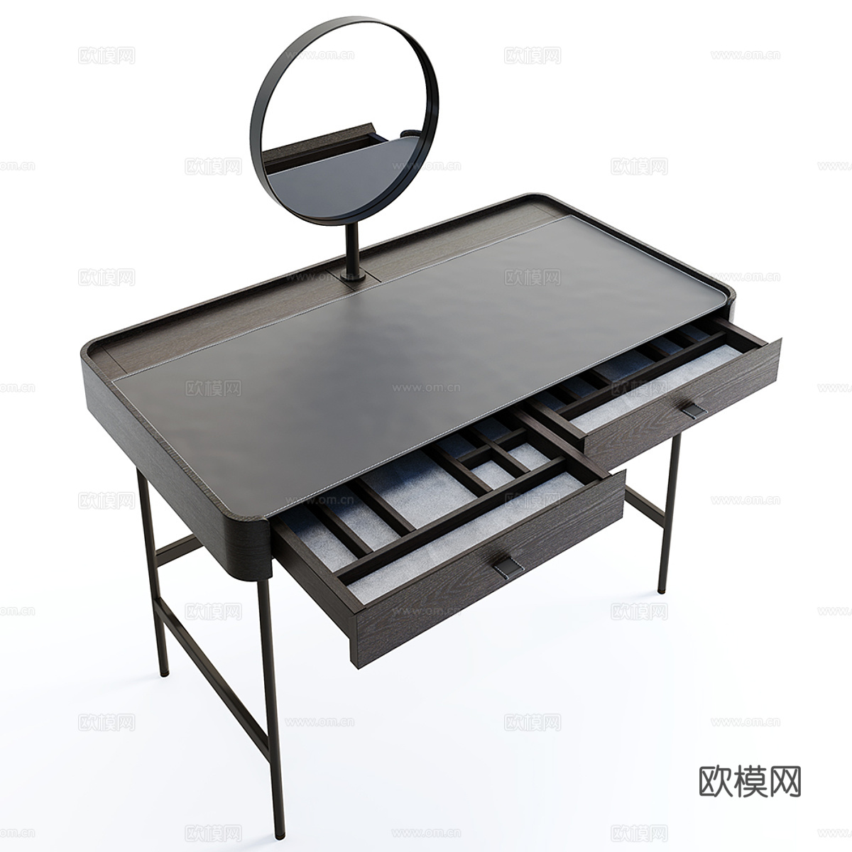 现代意式梳妆台3d模型下载