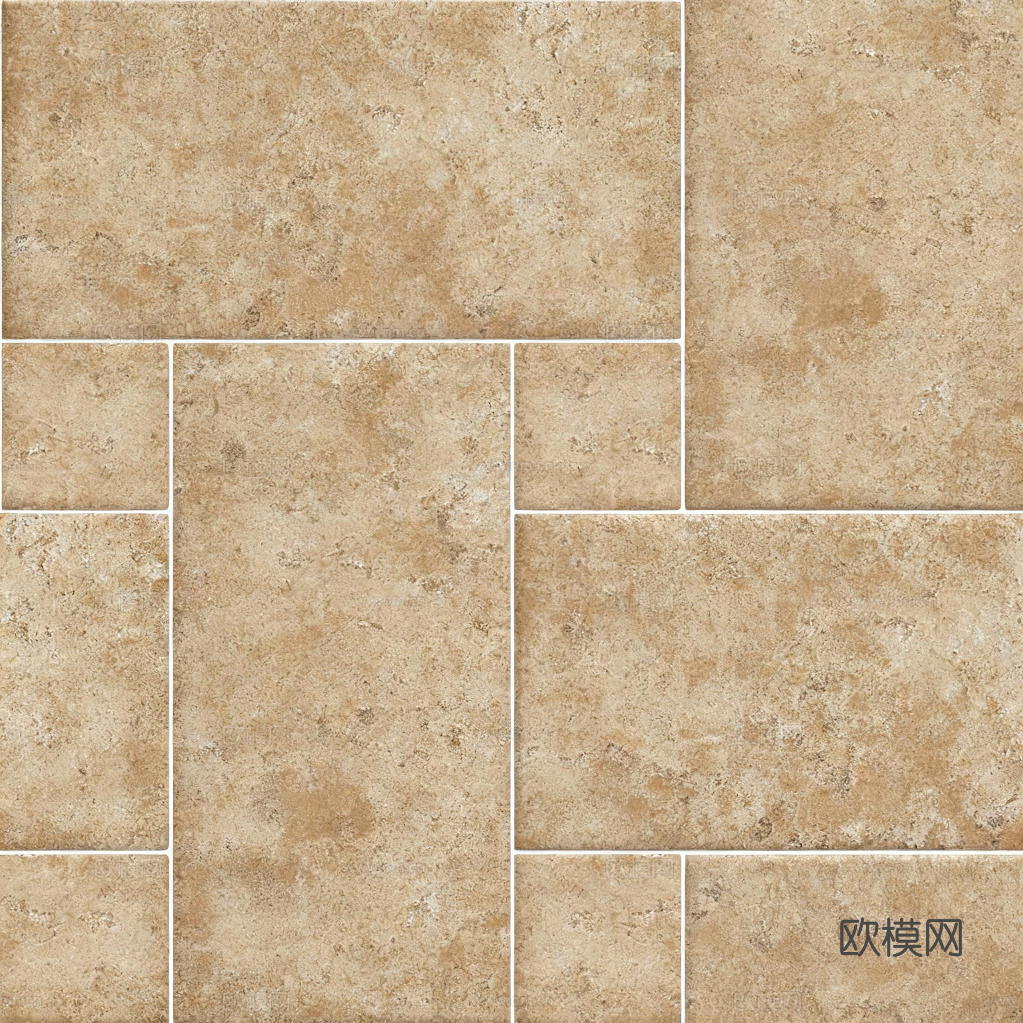 中古米黄古堡砖 无缝  诧寂风米黄复古砖 现代中式莱姆石