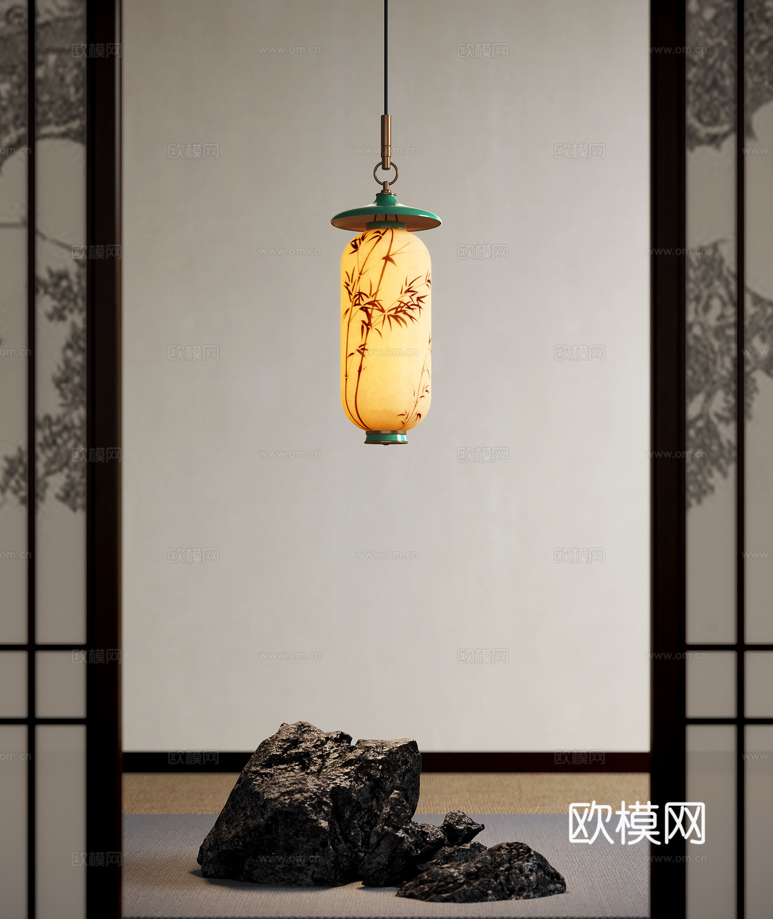 宋式吊灯 吊灯 装饰吊灯  小吊灯  艺术吊灯3d模型下载