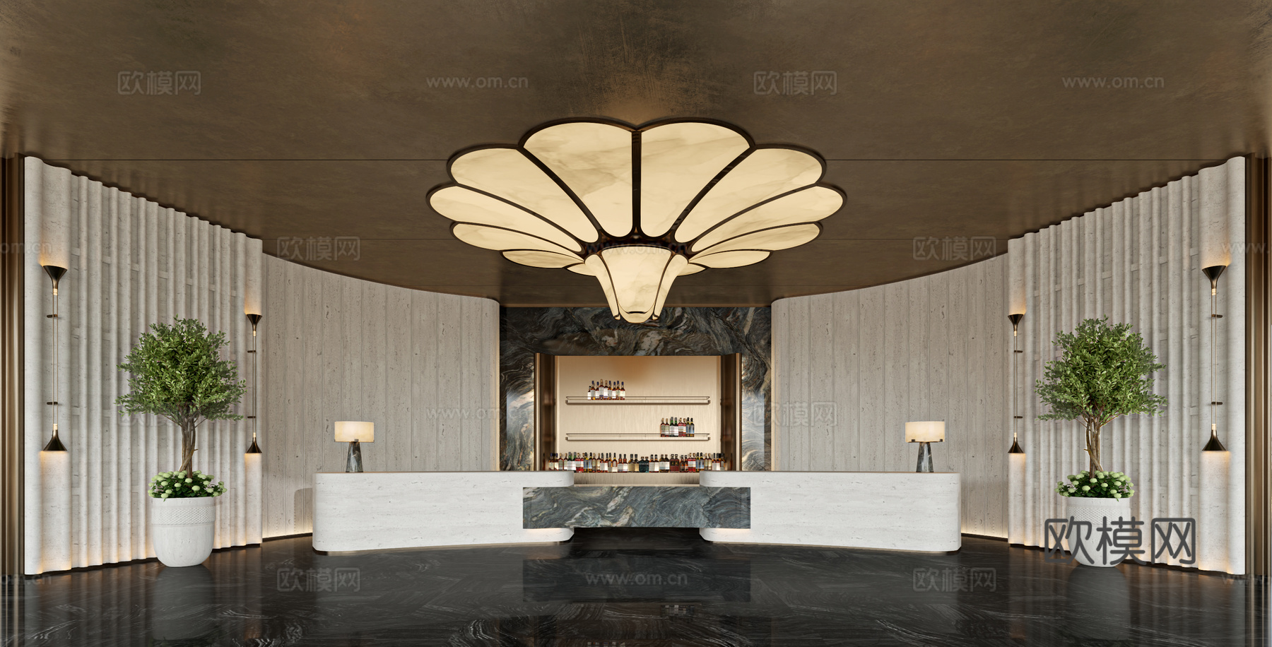 水吧区3d模型下载