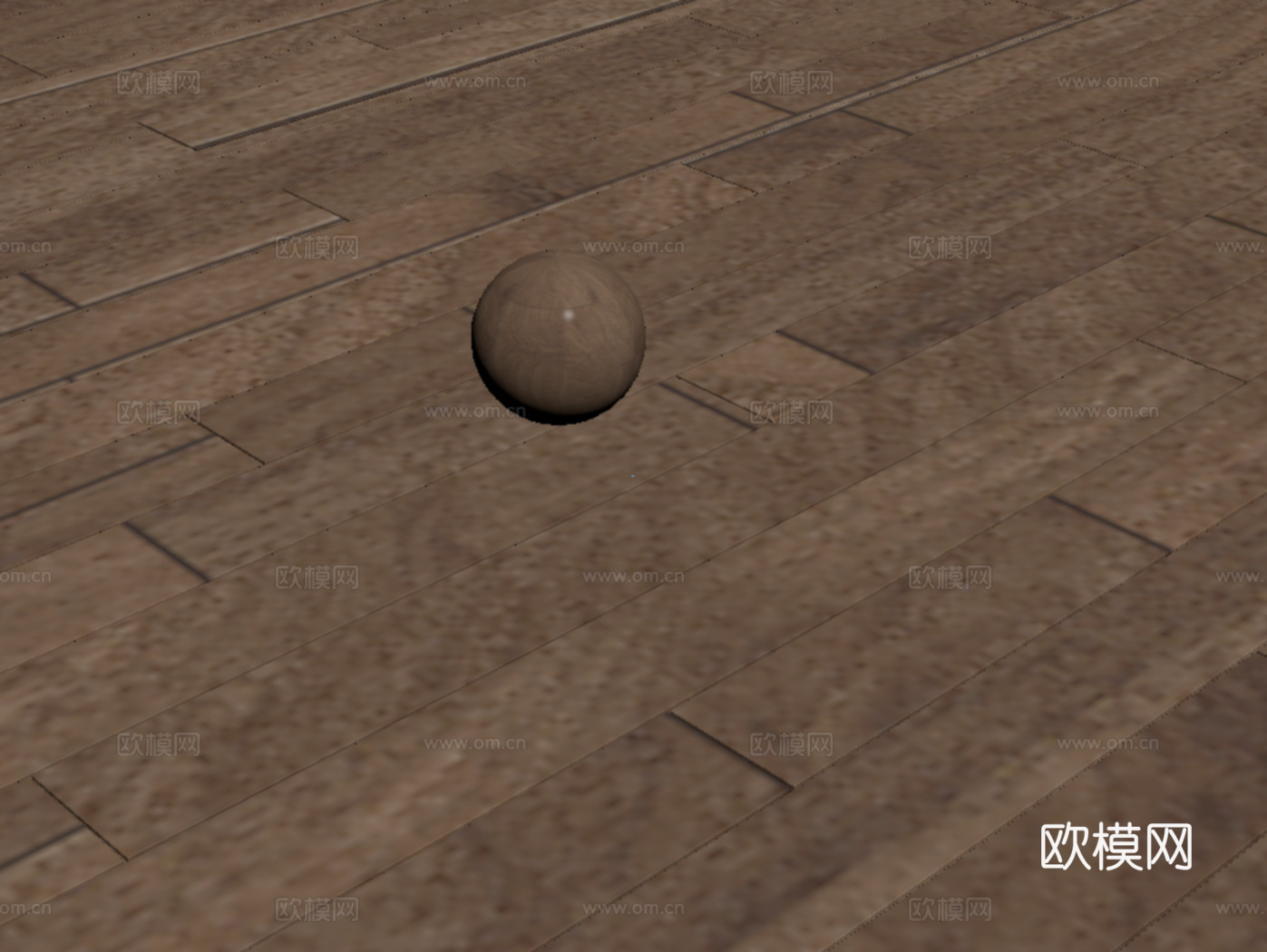 新中式实木地板 拼花木地板su模型