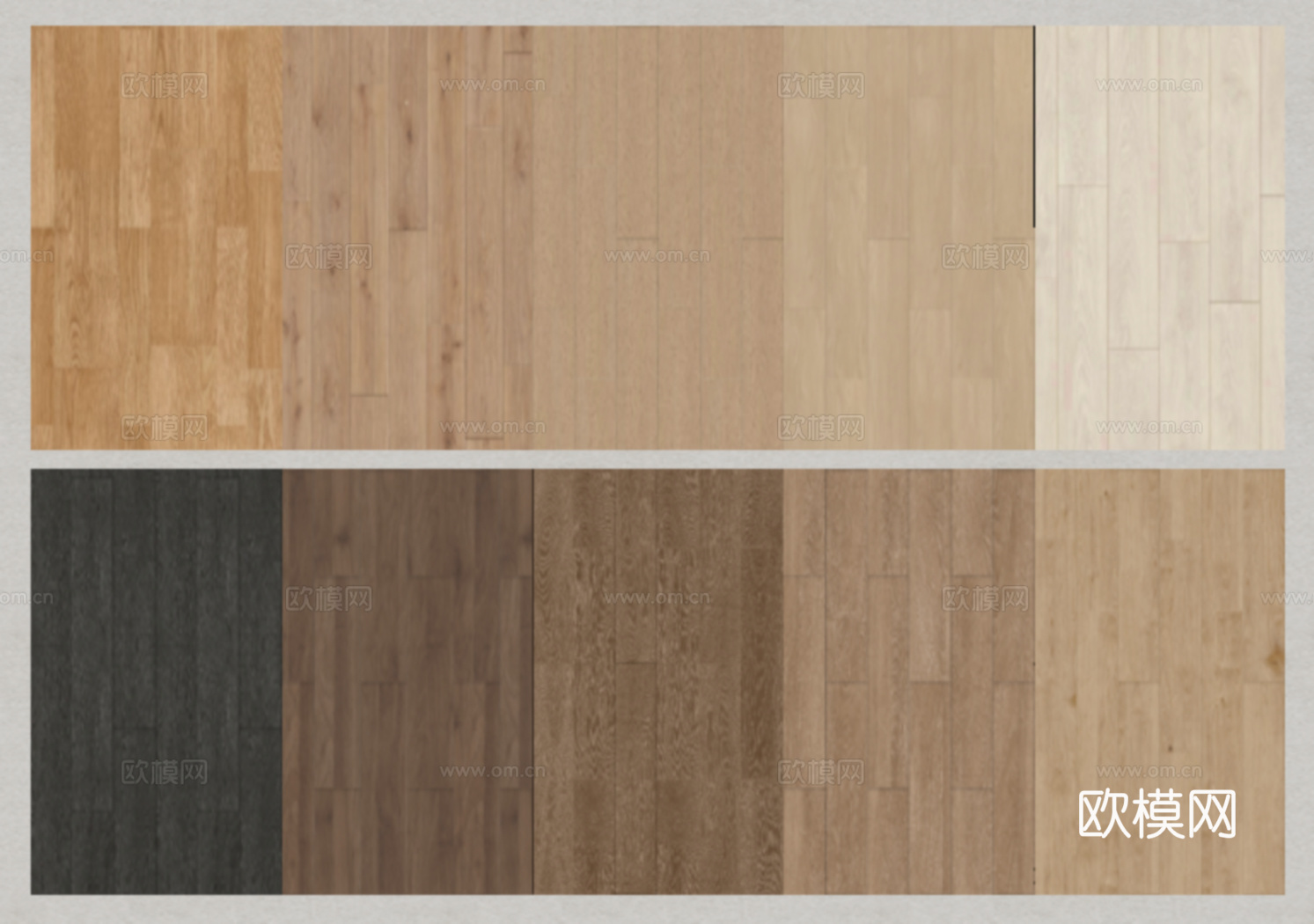 现代地板 木地板 拼花木地板su模型