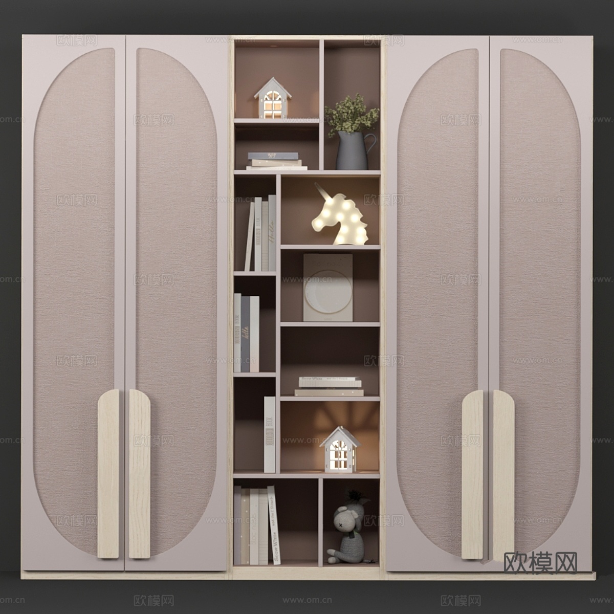 儿童定制家具 儿童衣柜3d模型下载