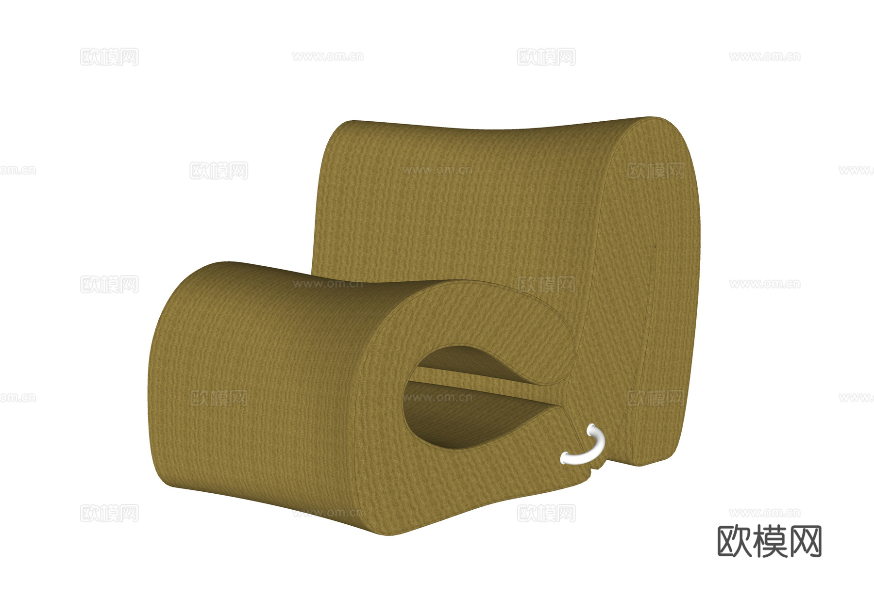 现代休闲椅 单椅 沙发凳su模型