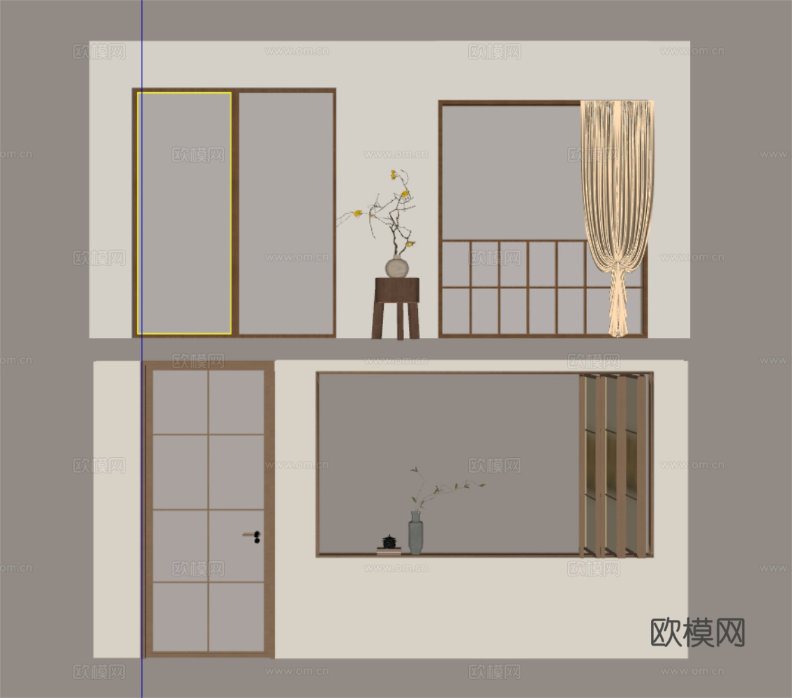 门窗su模型