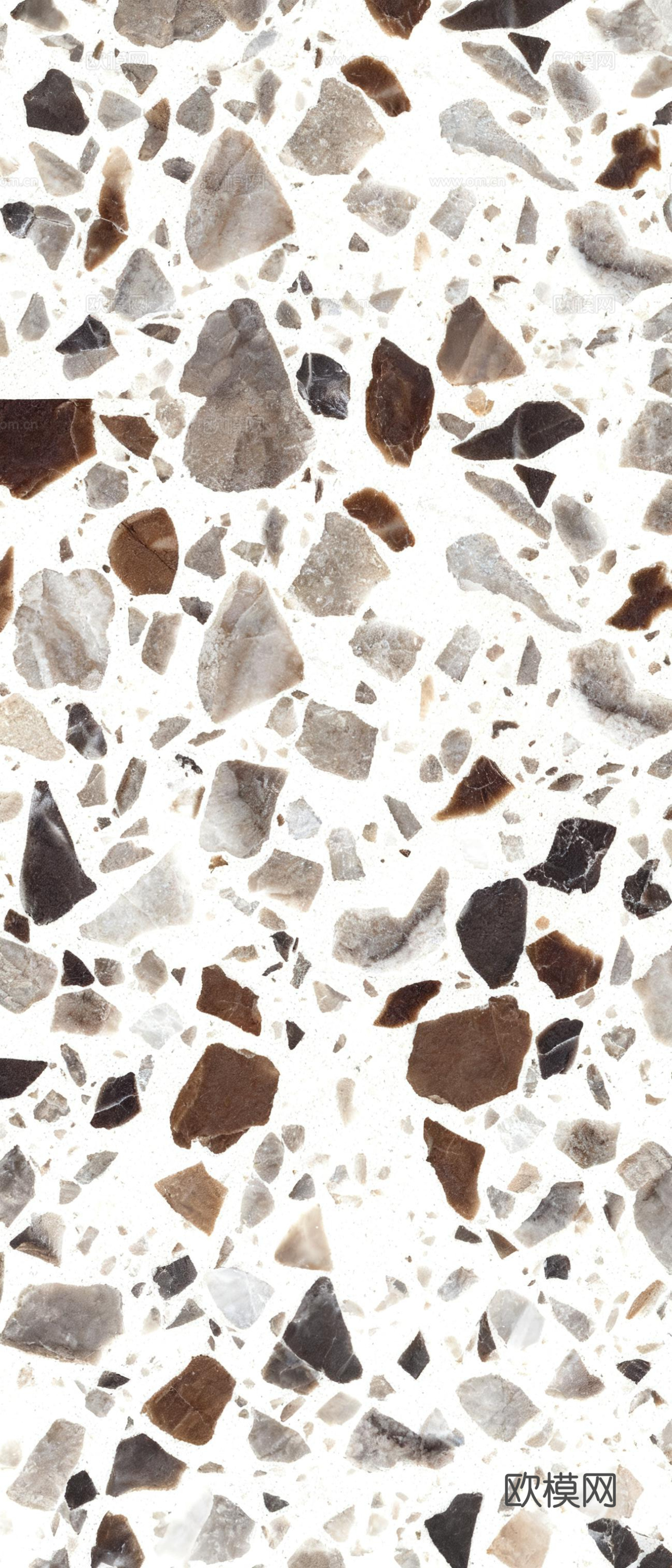 棕色颗粒水磨石 白色水磨石 浅色系水磨石 棕色系水磨石