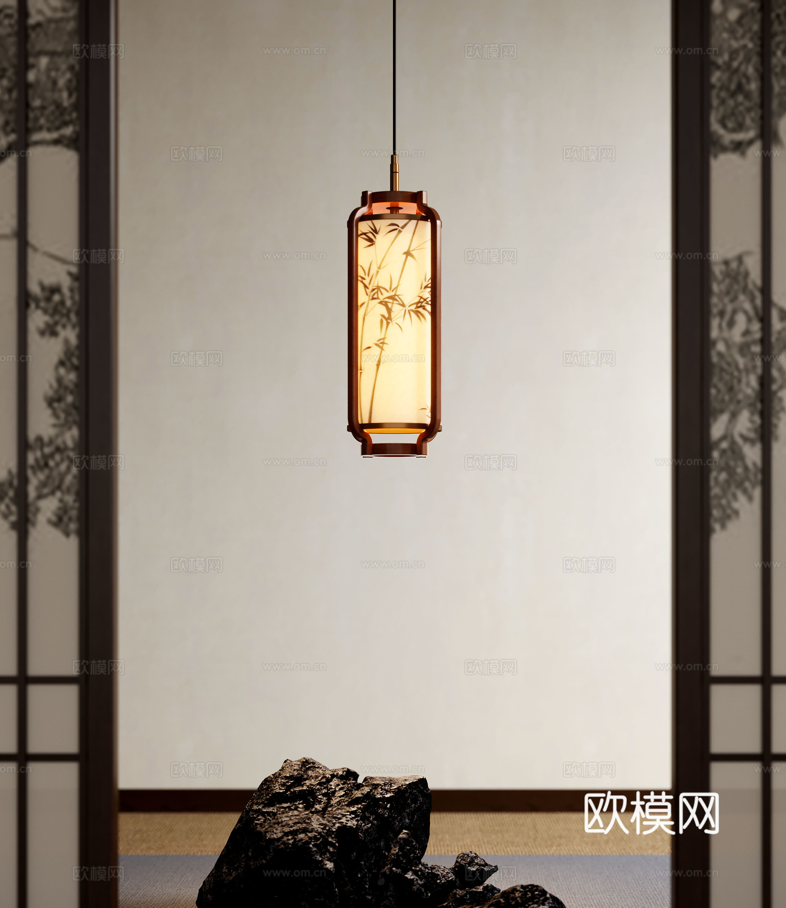 宋式吊灯 吊灯 装饰吊灯  小吊灯  艺术吊灯su模型