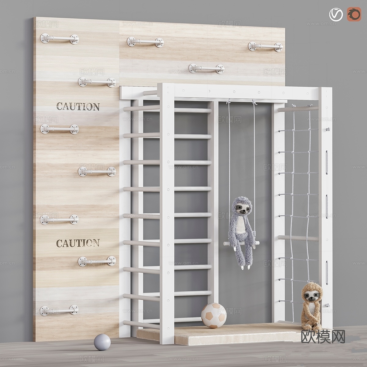 玩具与家具套装82（3种尺寸可选）3d模型下载