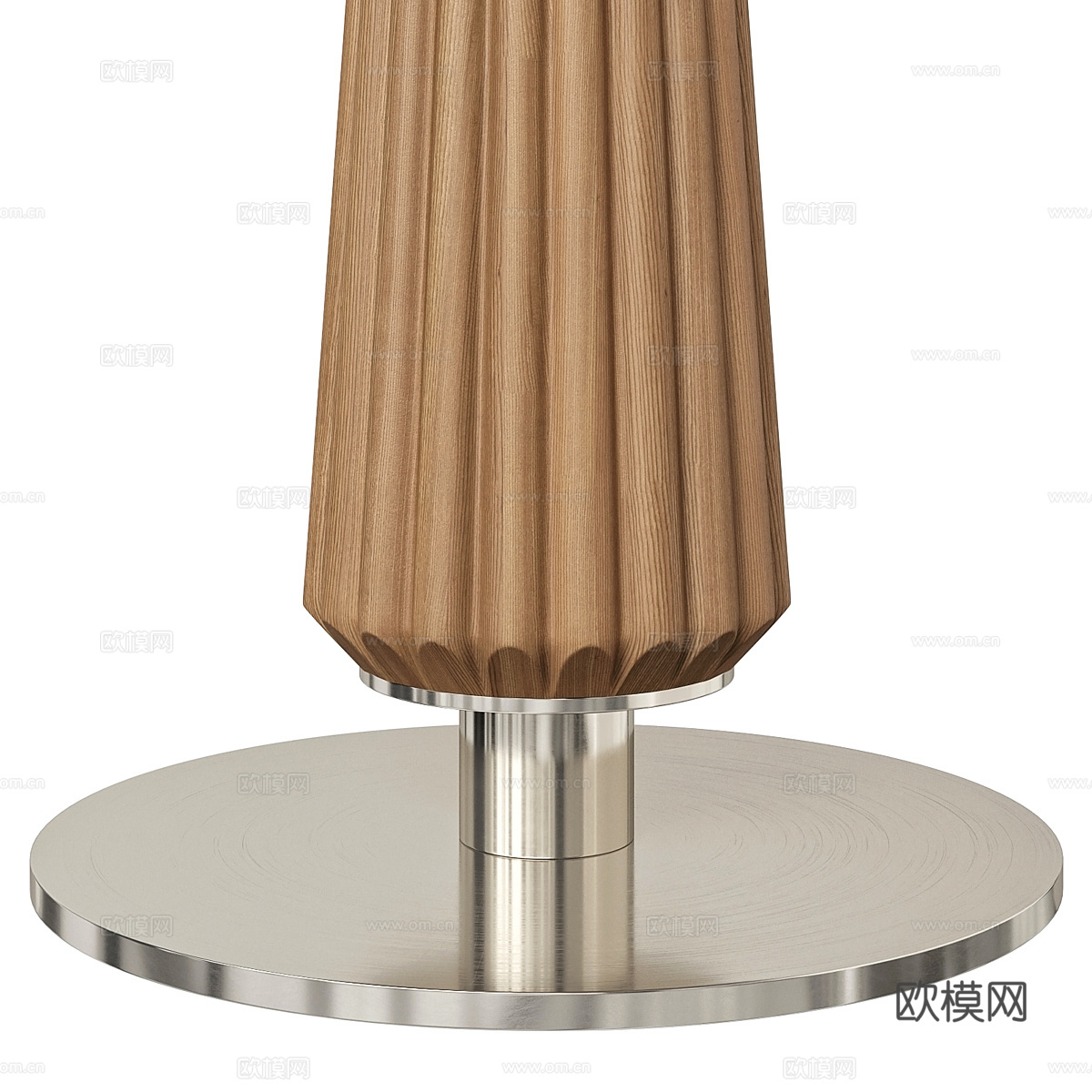 现代意式 Litfad 大理石木质圆边几3d模型下载（渲染图6）