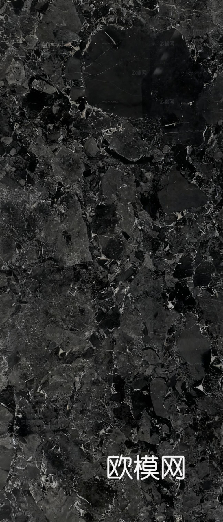 黑色大理石瓷砖岩板 深色大理石 冰块纹理黑色奢 现代简约