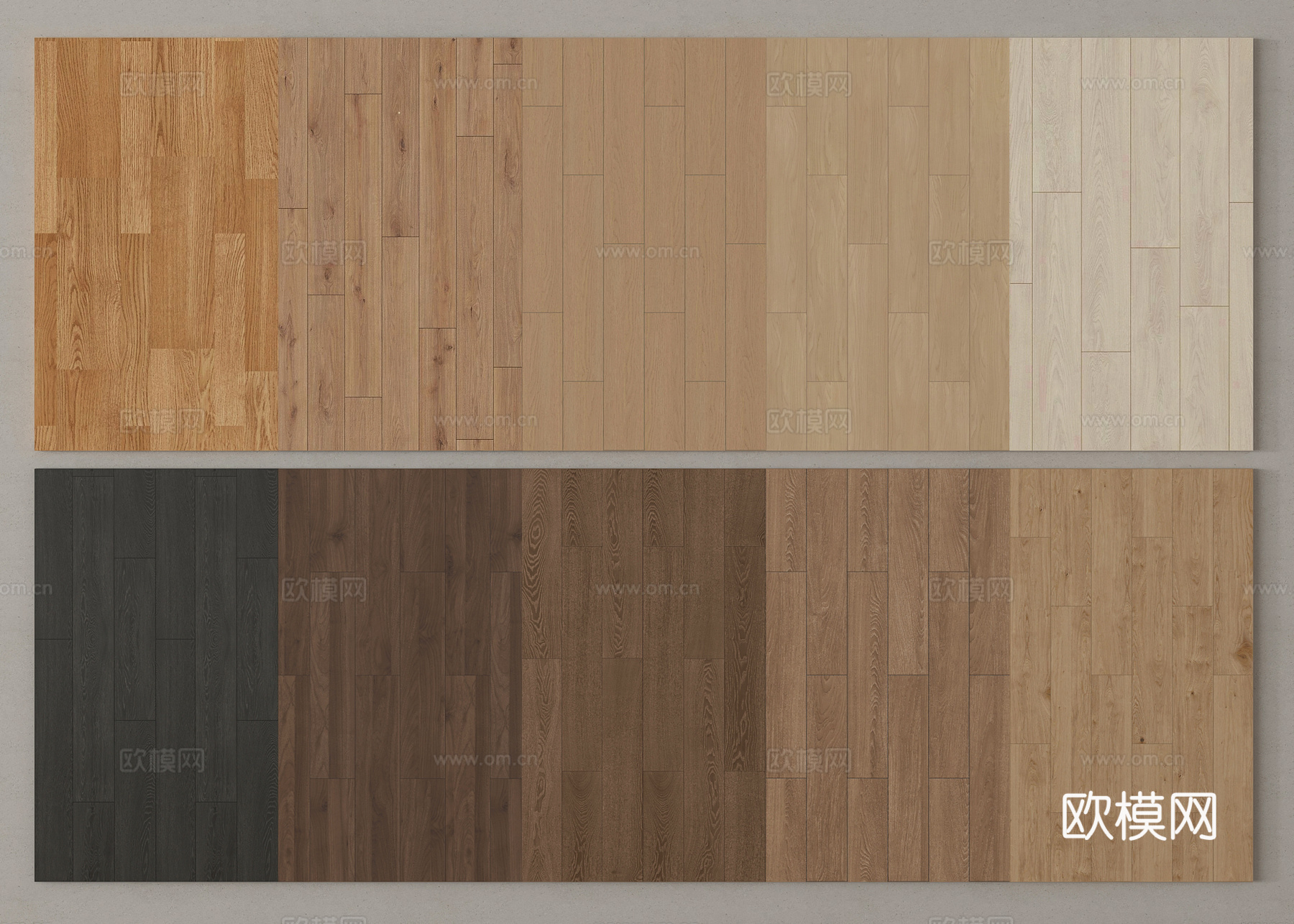 现代地板 木地板 拼花木地板su模型