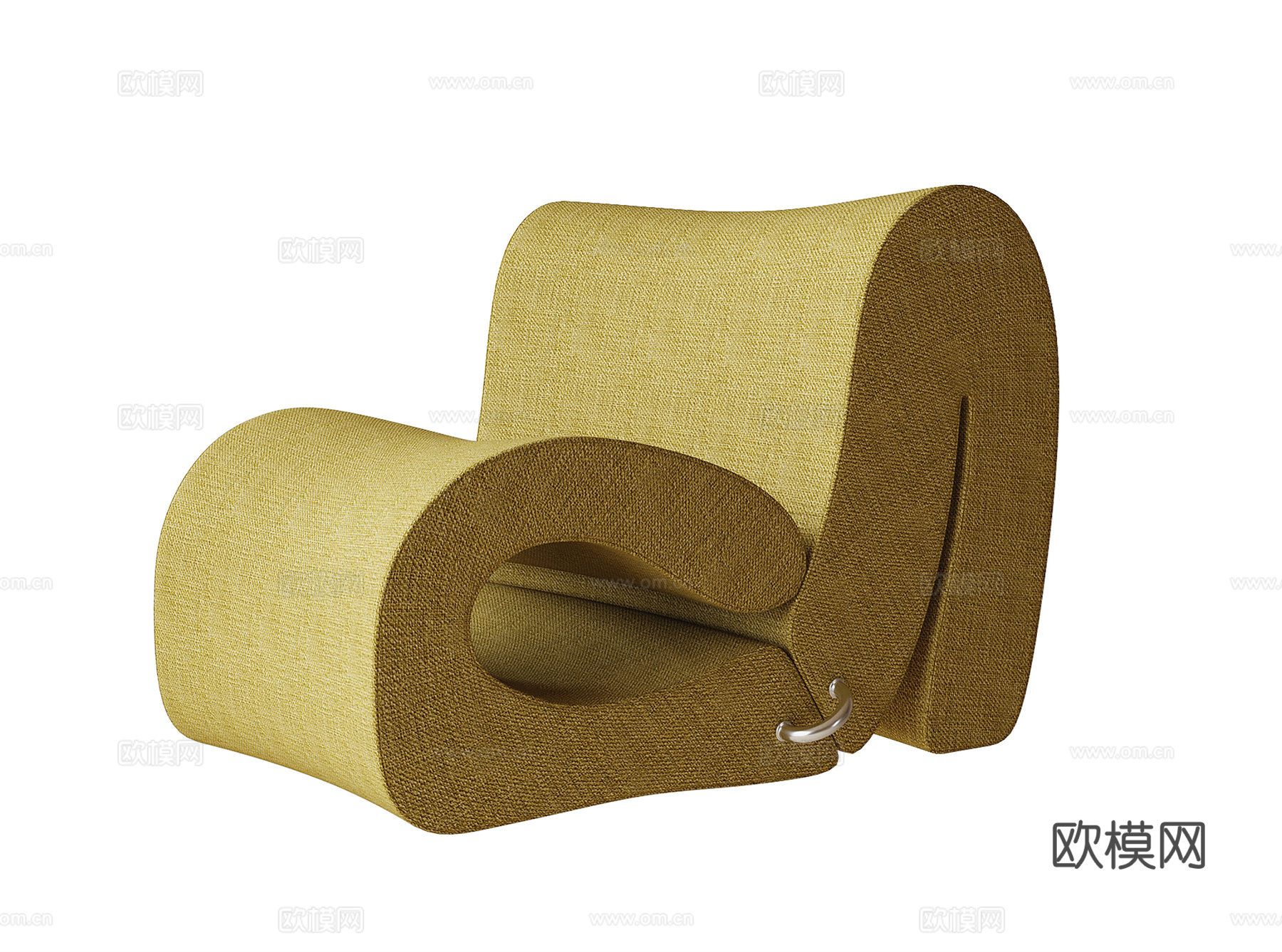 现代休闲椅 单椅 沙发凳su模型