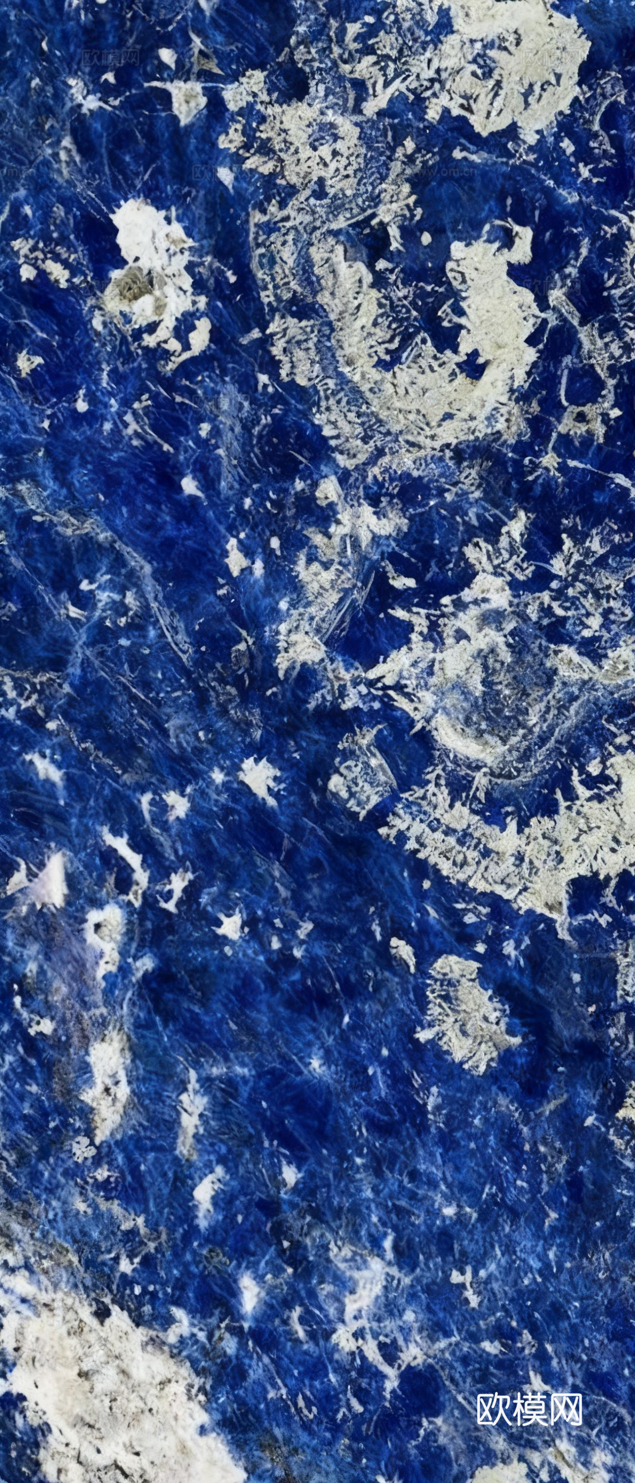 玻利维亚蓝奢石 蓝宝石大理石 蓝色大理石 蓝白花纹大理石