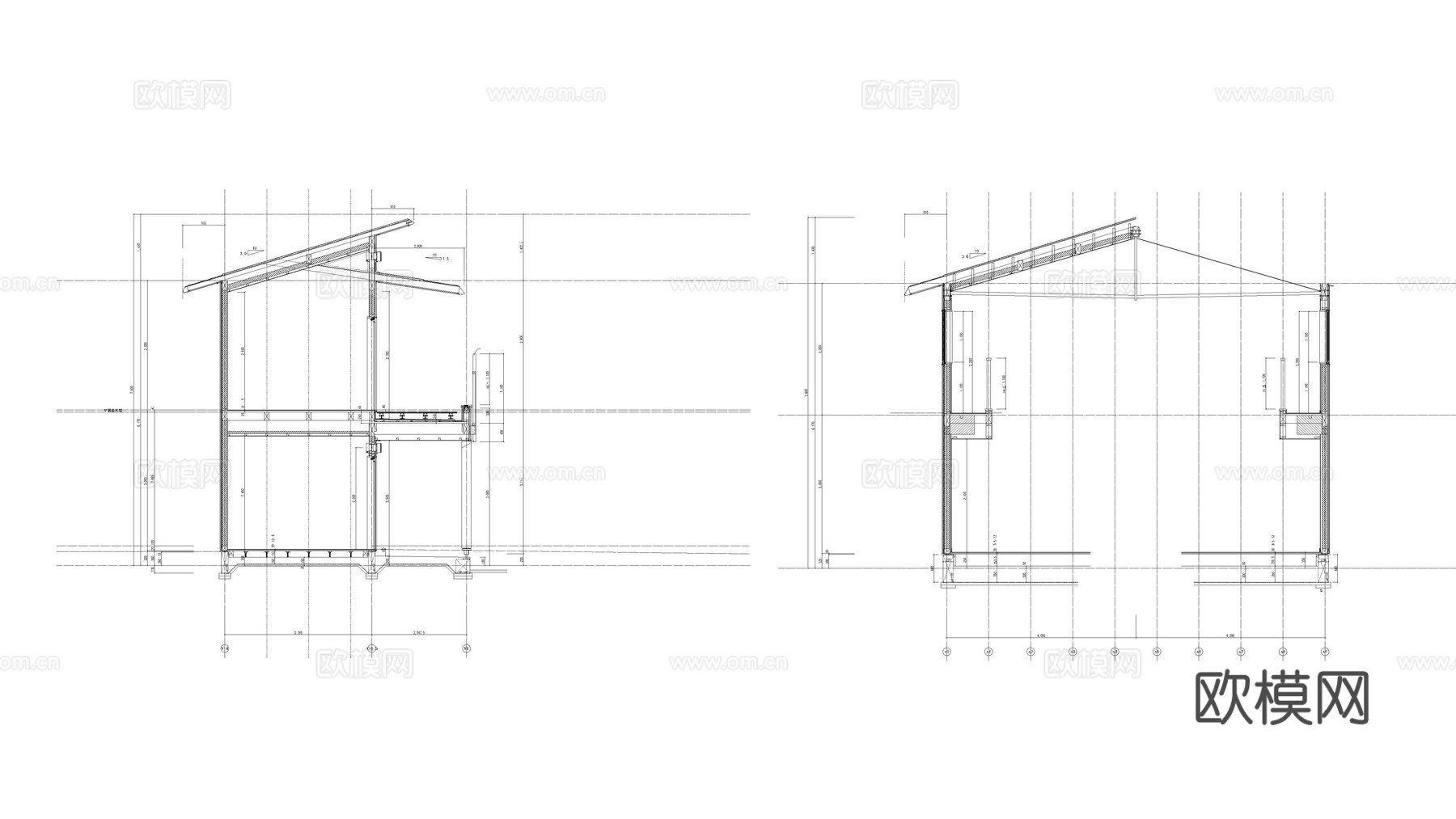 学校建筑 公共建筑 商业建筑图纸cad施工图
