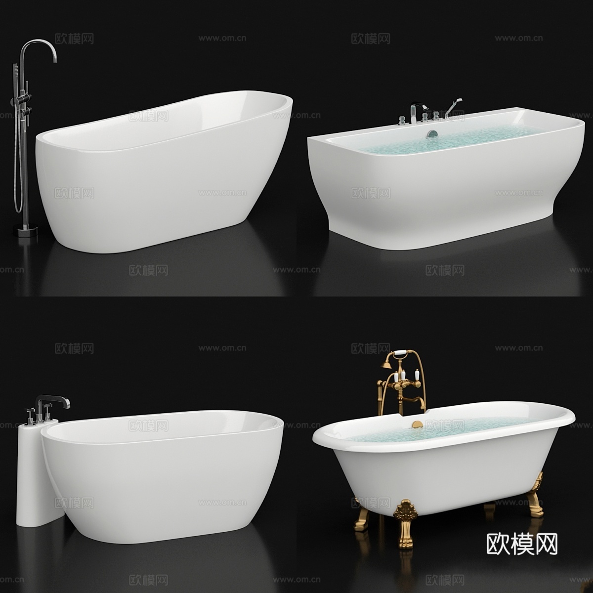 BelBagno卫浴套装3d模型下载