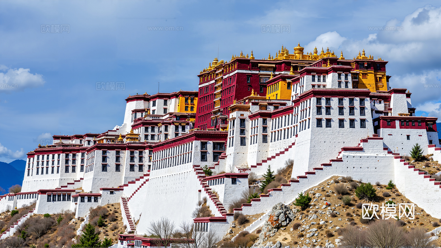 布达拉宫 著名建筑 挂画