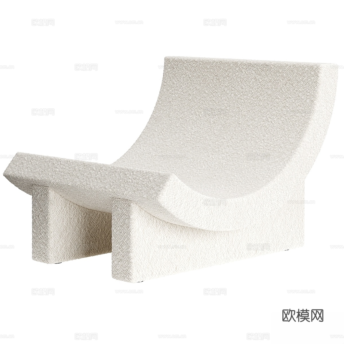 Acerbis Trench扶手椅3d模型