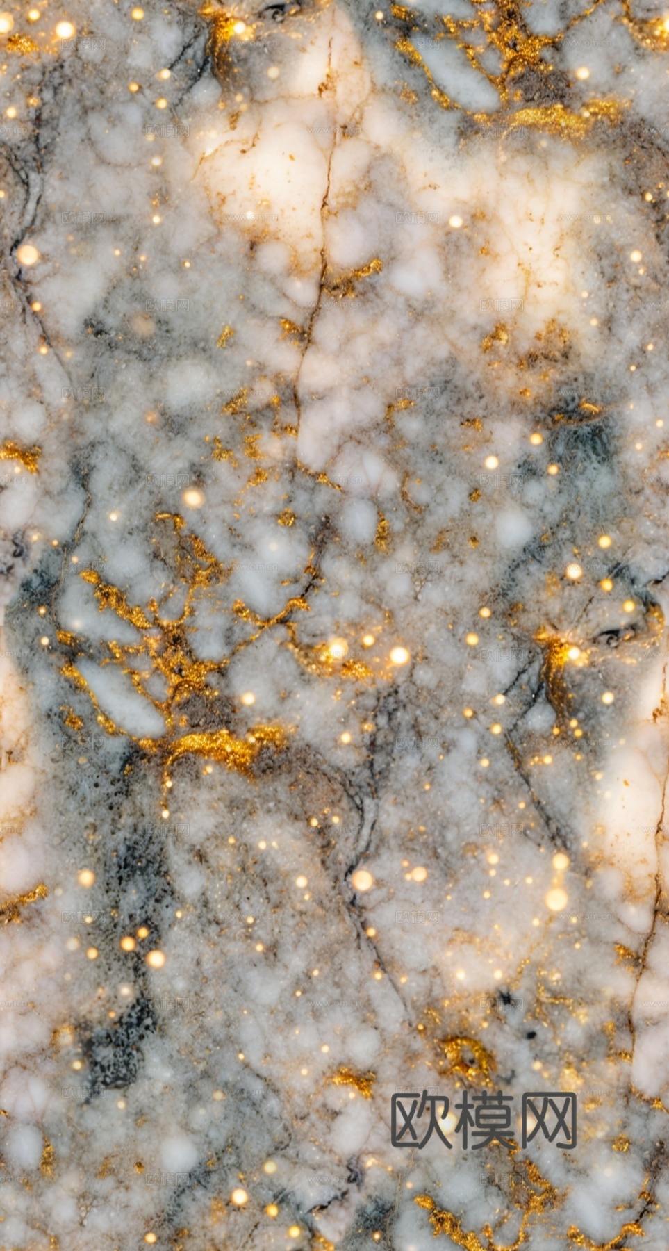 奢石大理石发光石