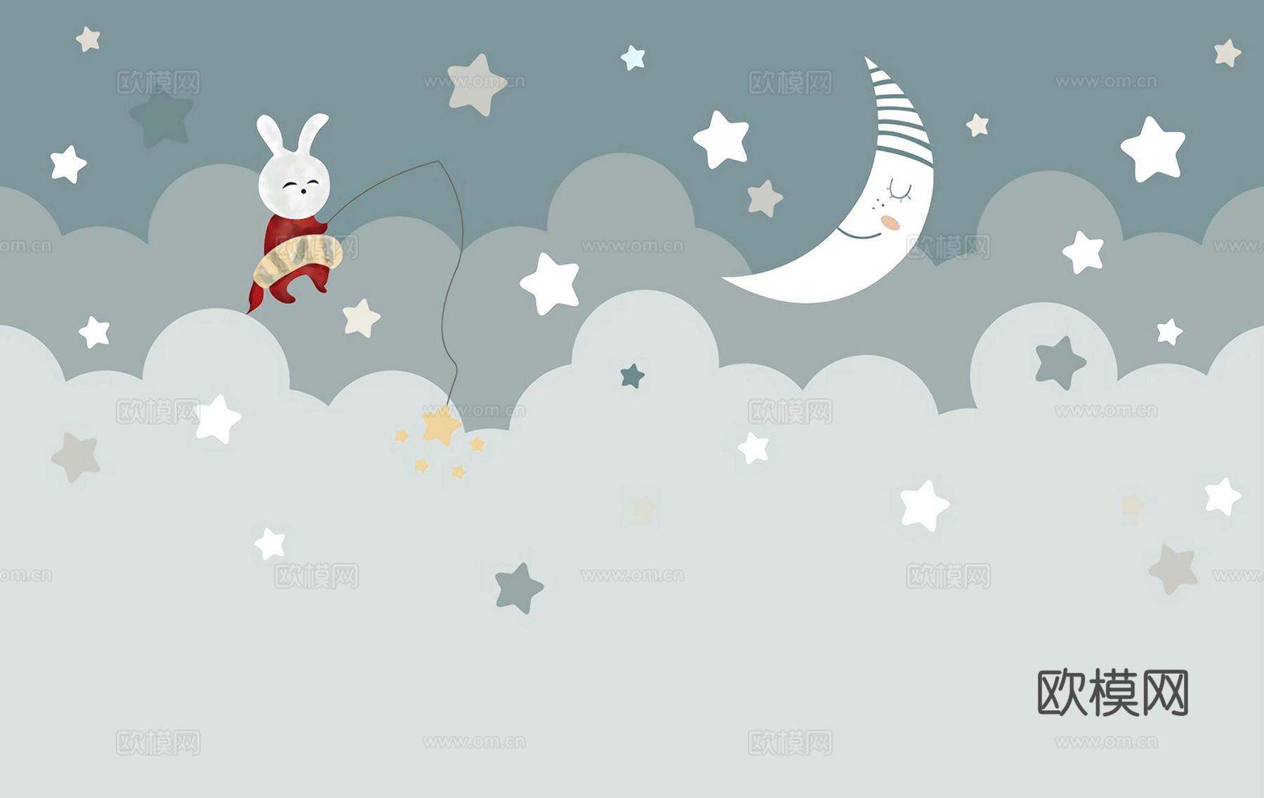 现代儿童房壁纸 壁画 墙纸 卡通壁纸 壁画 墙画 壁布 墙布