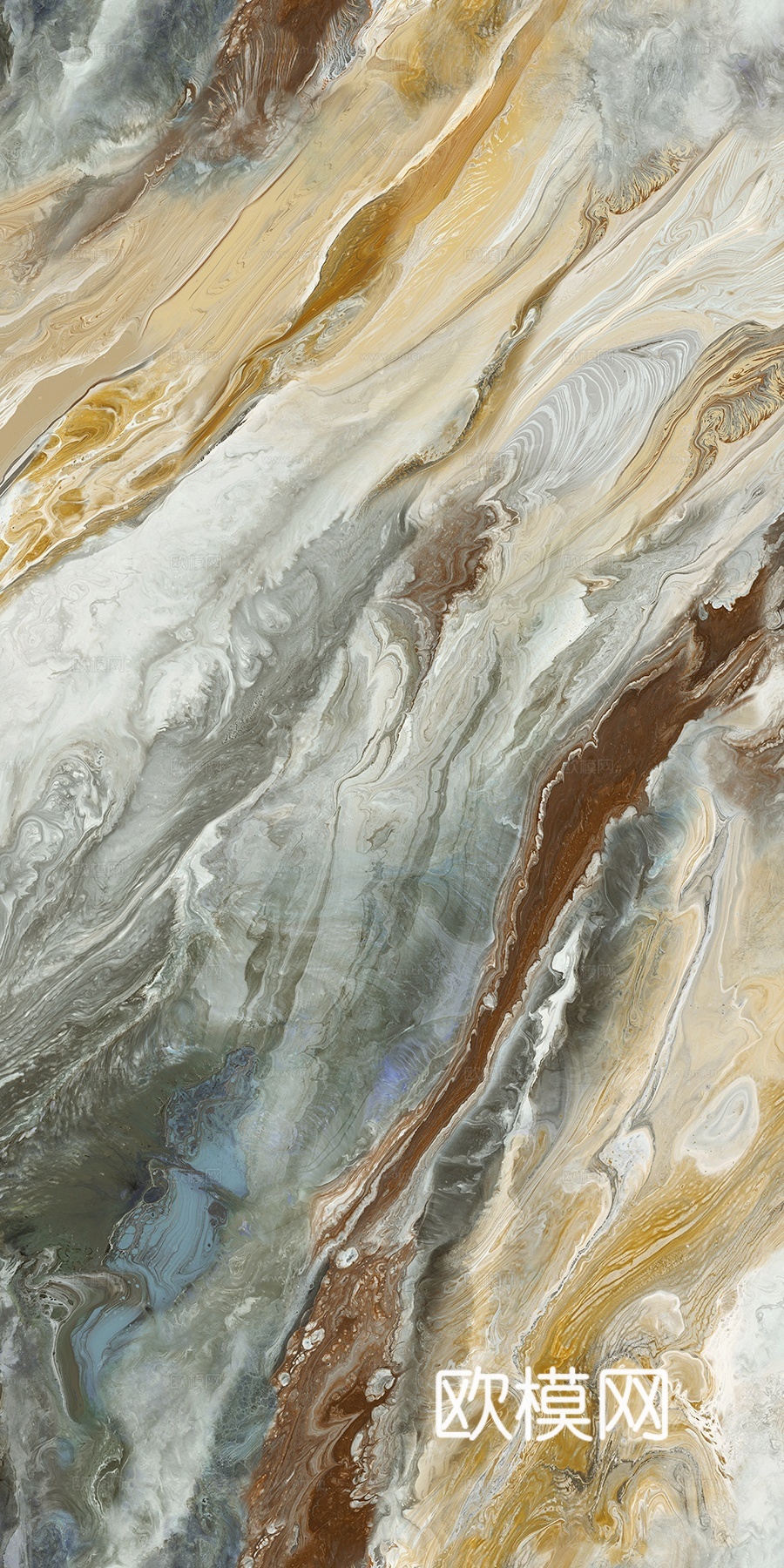 云锦彩墨大理石奢石