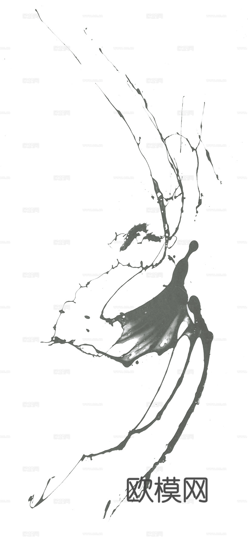 飞溅墨迹 水迹 污迹 污渍 墨水涂鸦