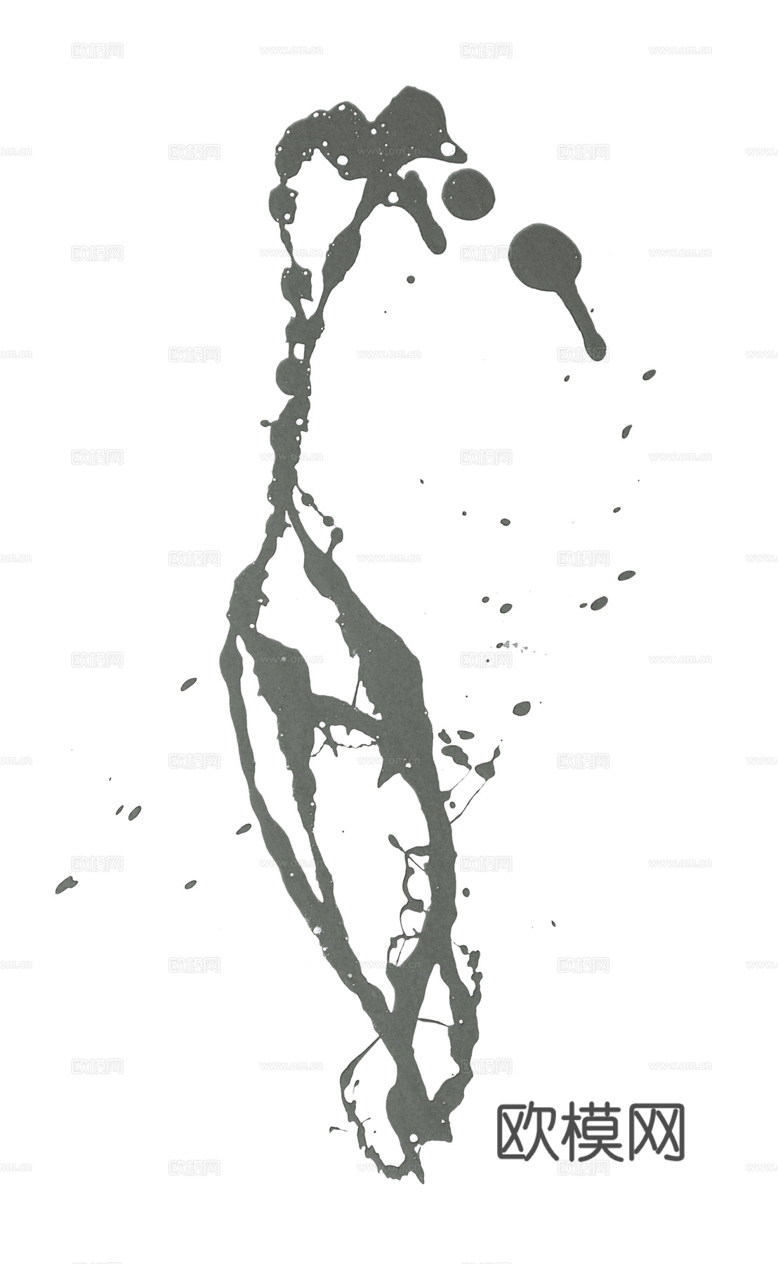 飞溅墨迹 水迹 污迹 污渍 墨水涂鸦 抽象艺术画