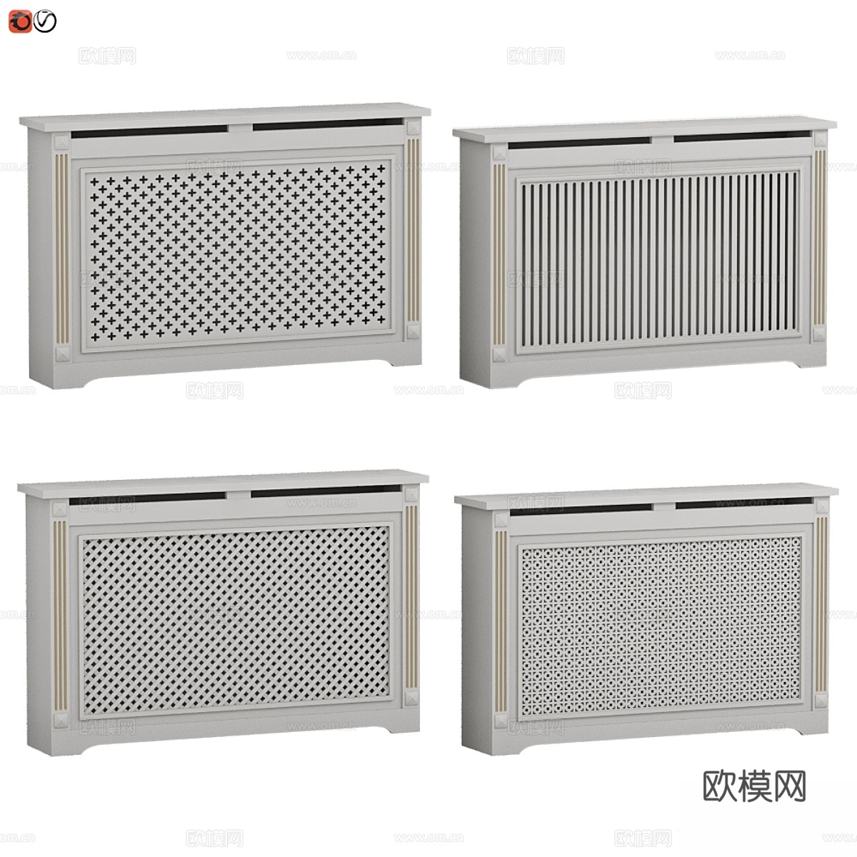 装饰暖气罩套装_043d模型下载