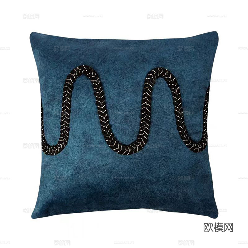 现代抱枕 枕头 布艺抱枕  条纹抱枕