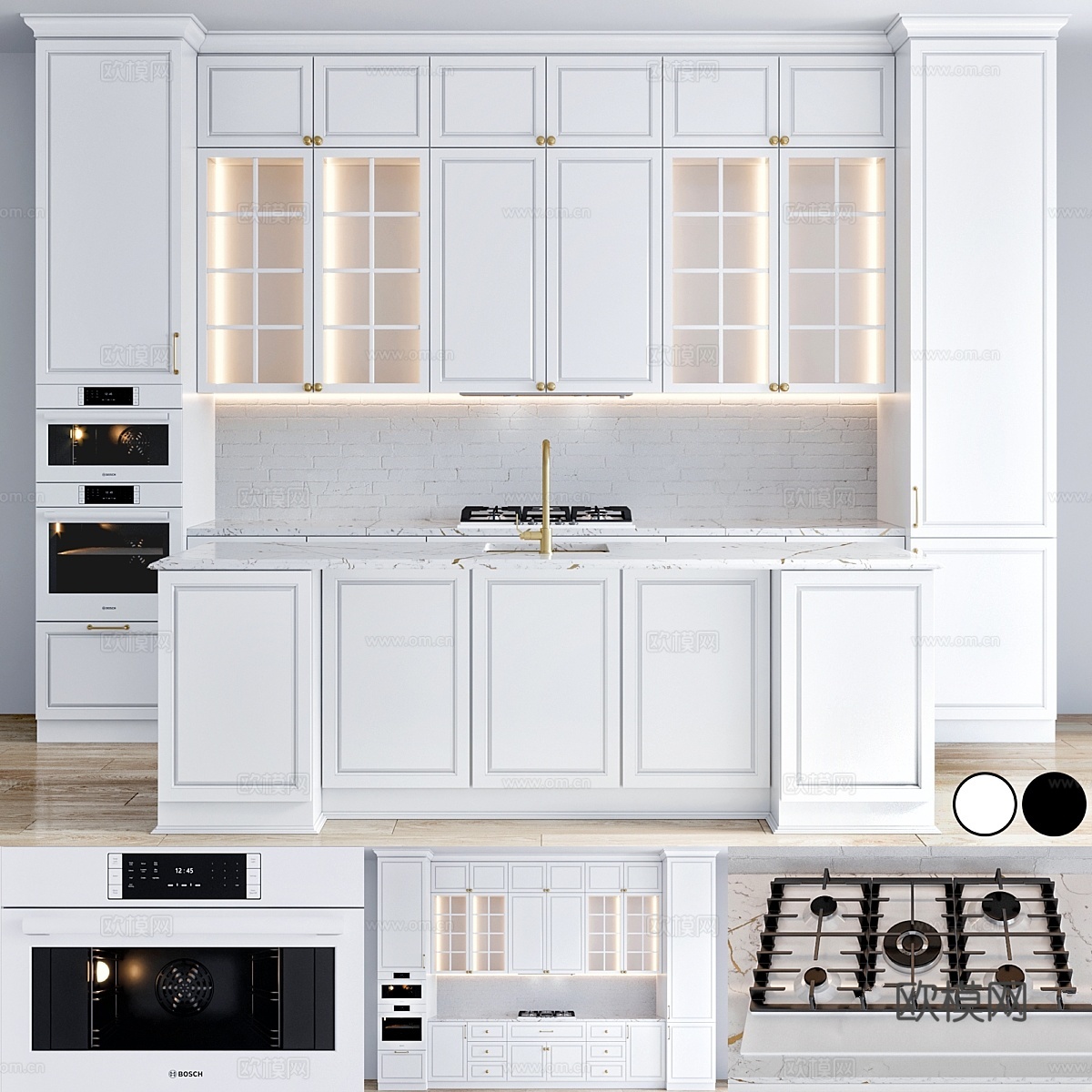 厨房283d模型下载