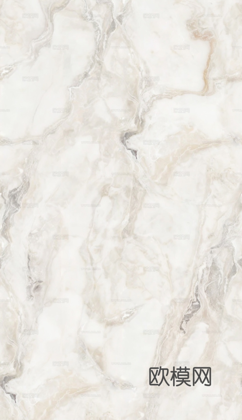 芬迪白奢石连纹白色贴图